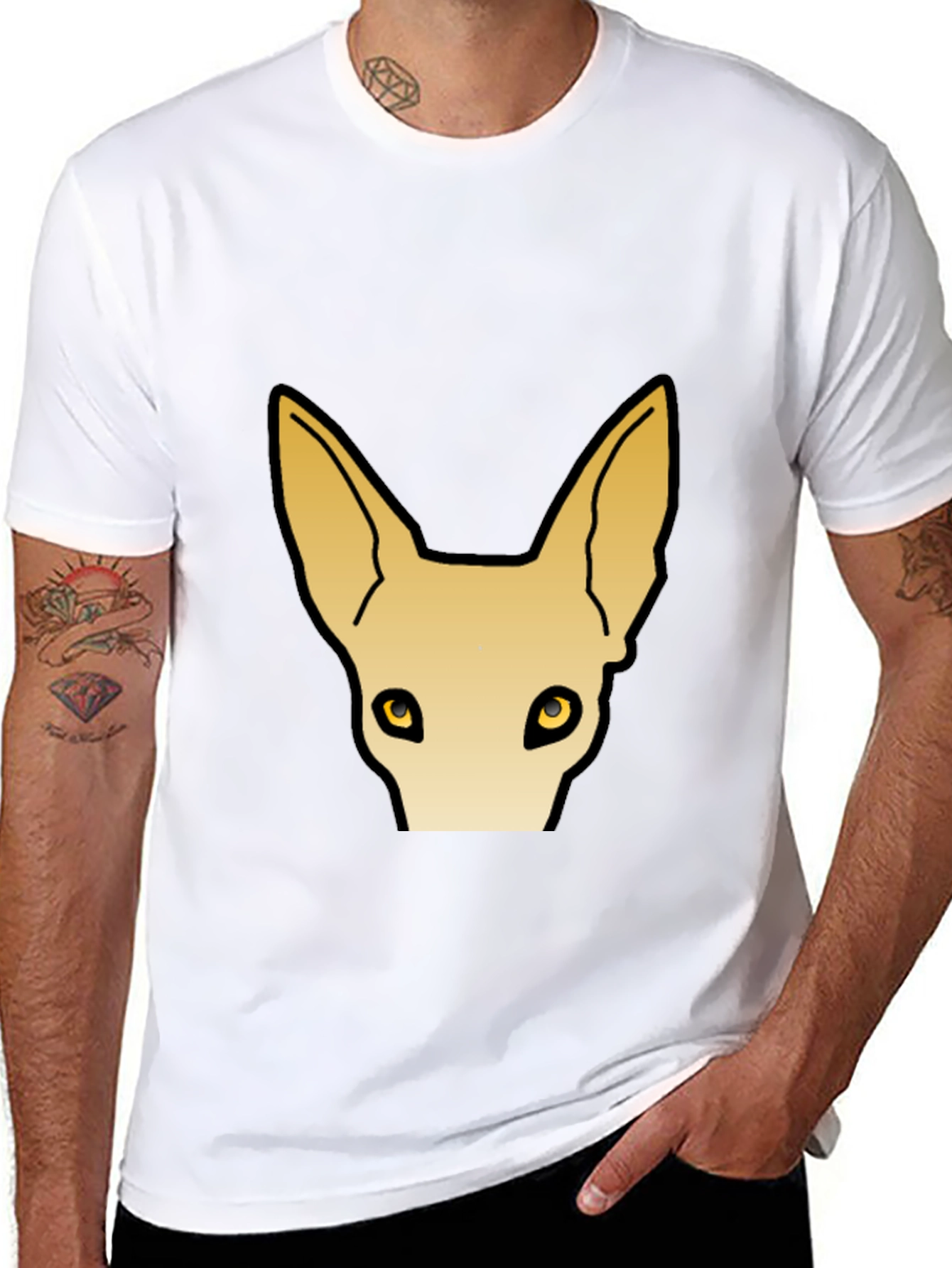 Cool Cat Graphic Tee - Trendy Animal Print Shirt