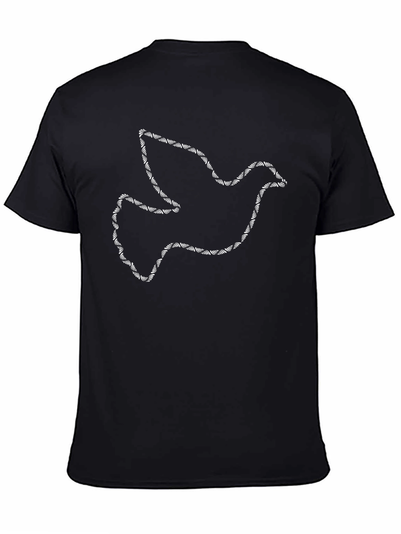Dove Barbed Wire Graphic Tee - Black