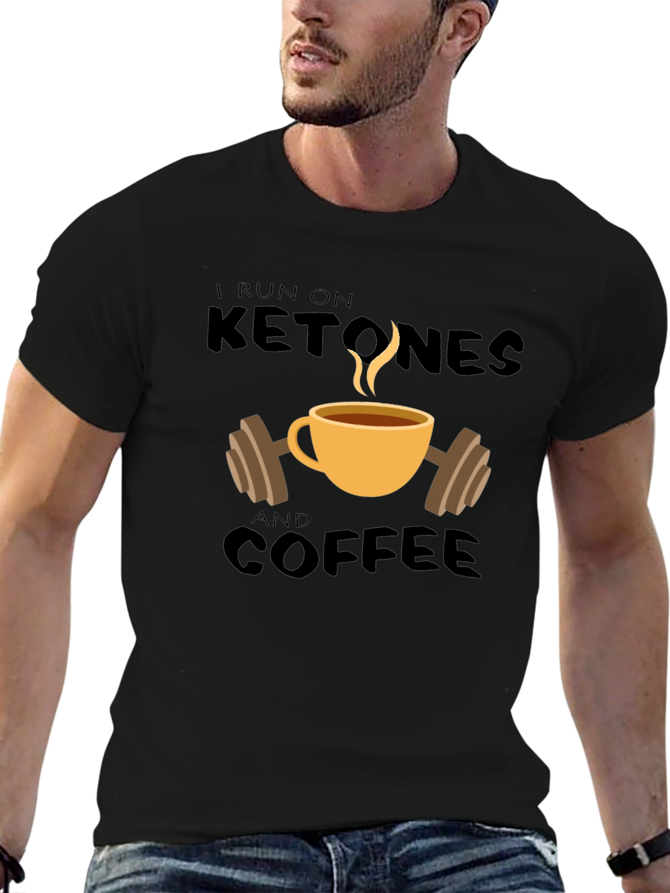 Ketones and Coffee T-Shirt - Workout Motivation