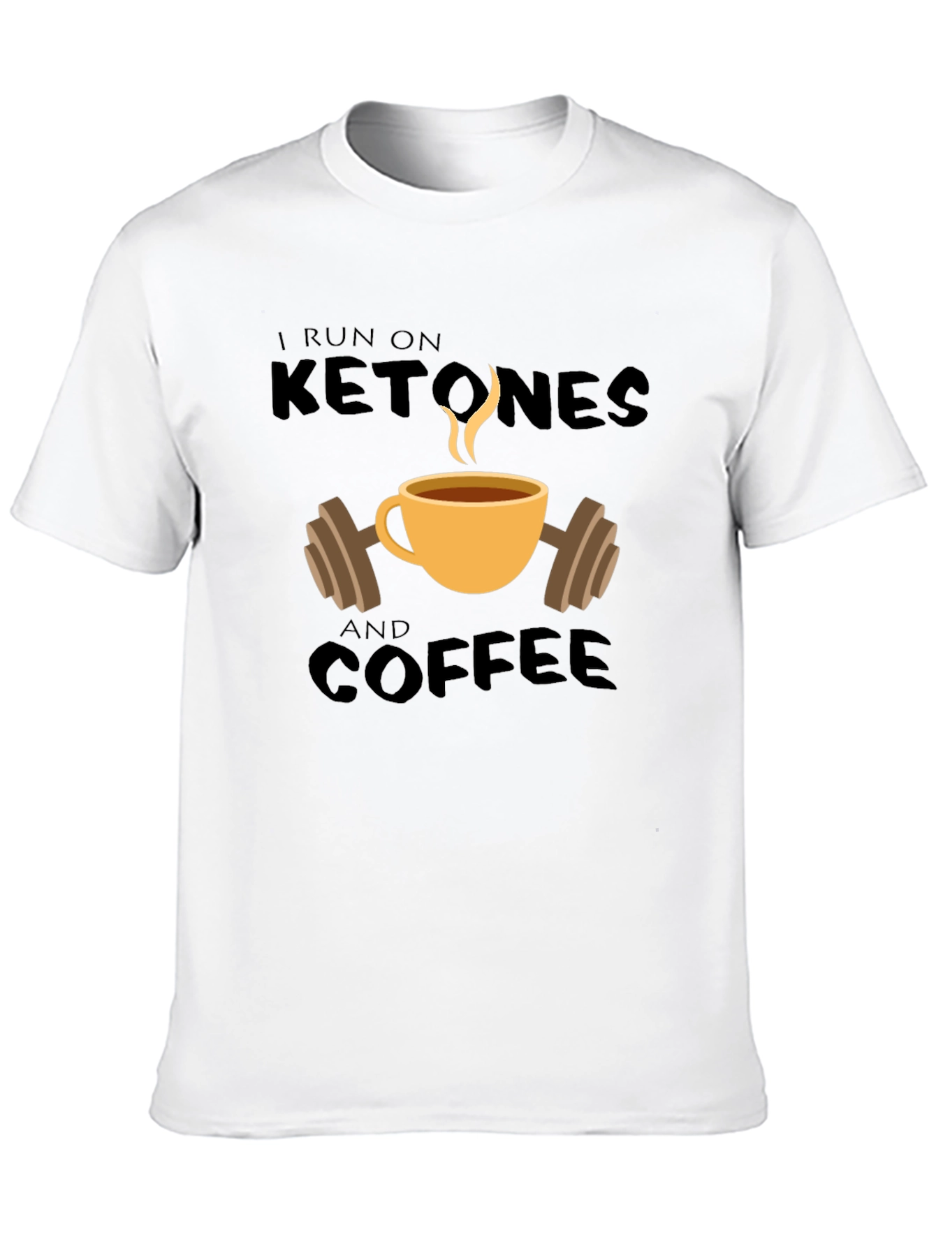 Ketones and Coffee T-Shirt - Workout Motivation