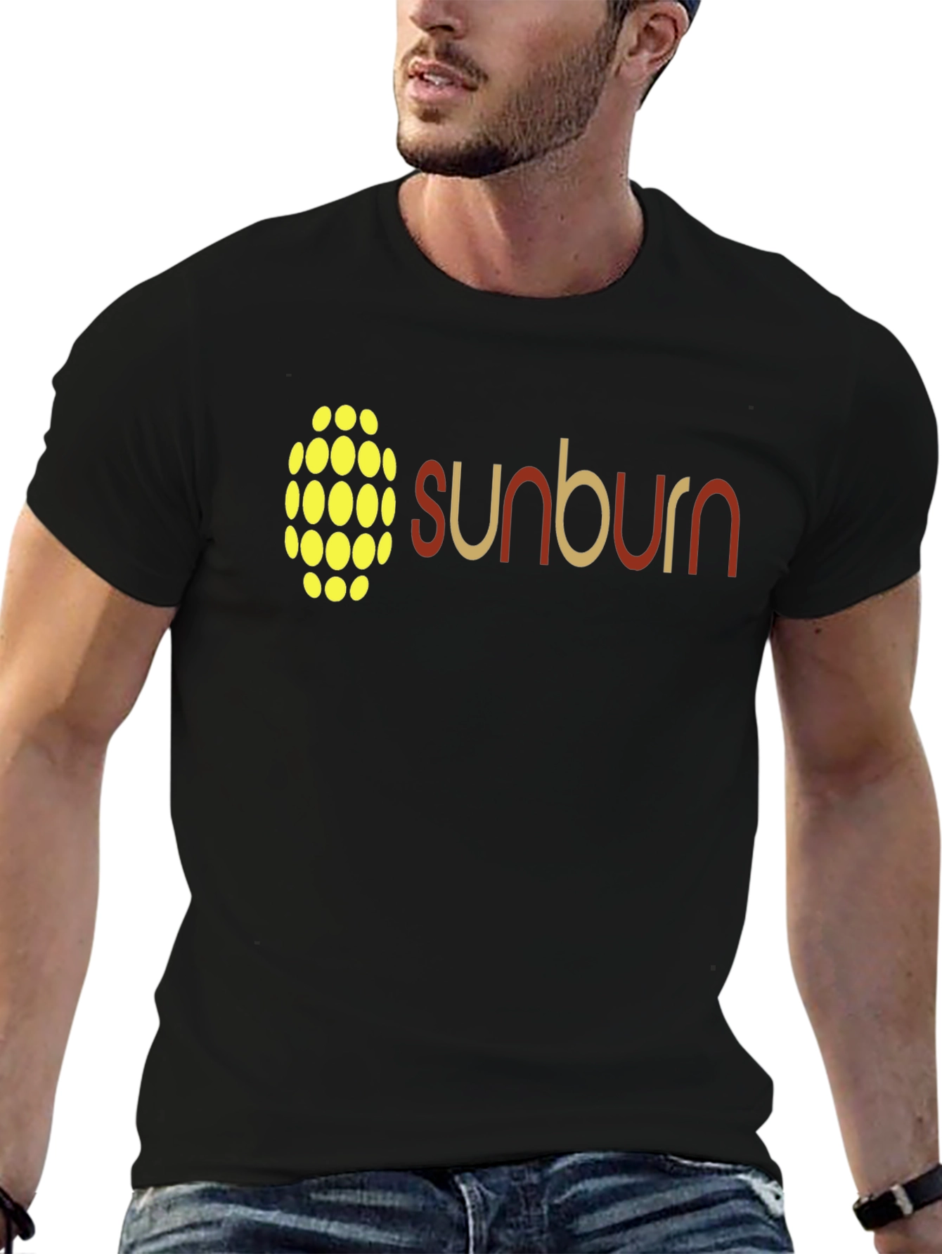 Sunburn Graphic Tee - Stylish & Unique Design