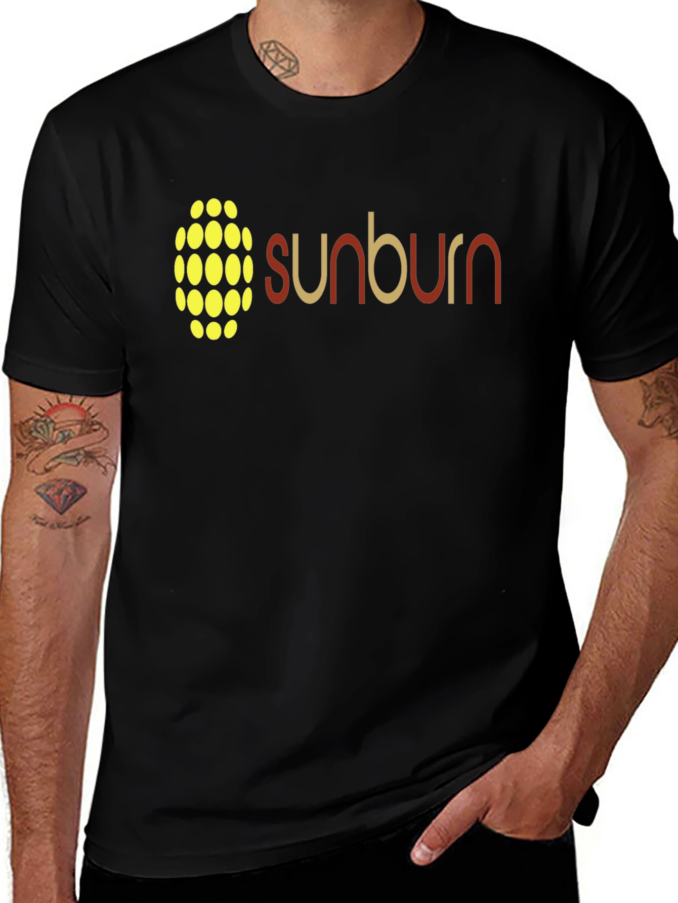 Sunburn Graphic Tee - Stylish & Unique Design