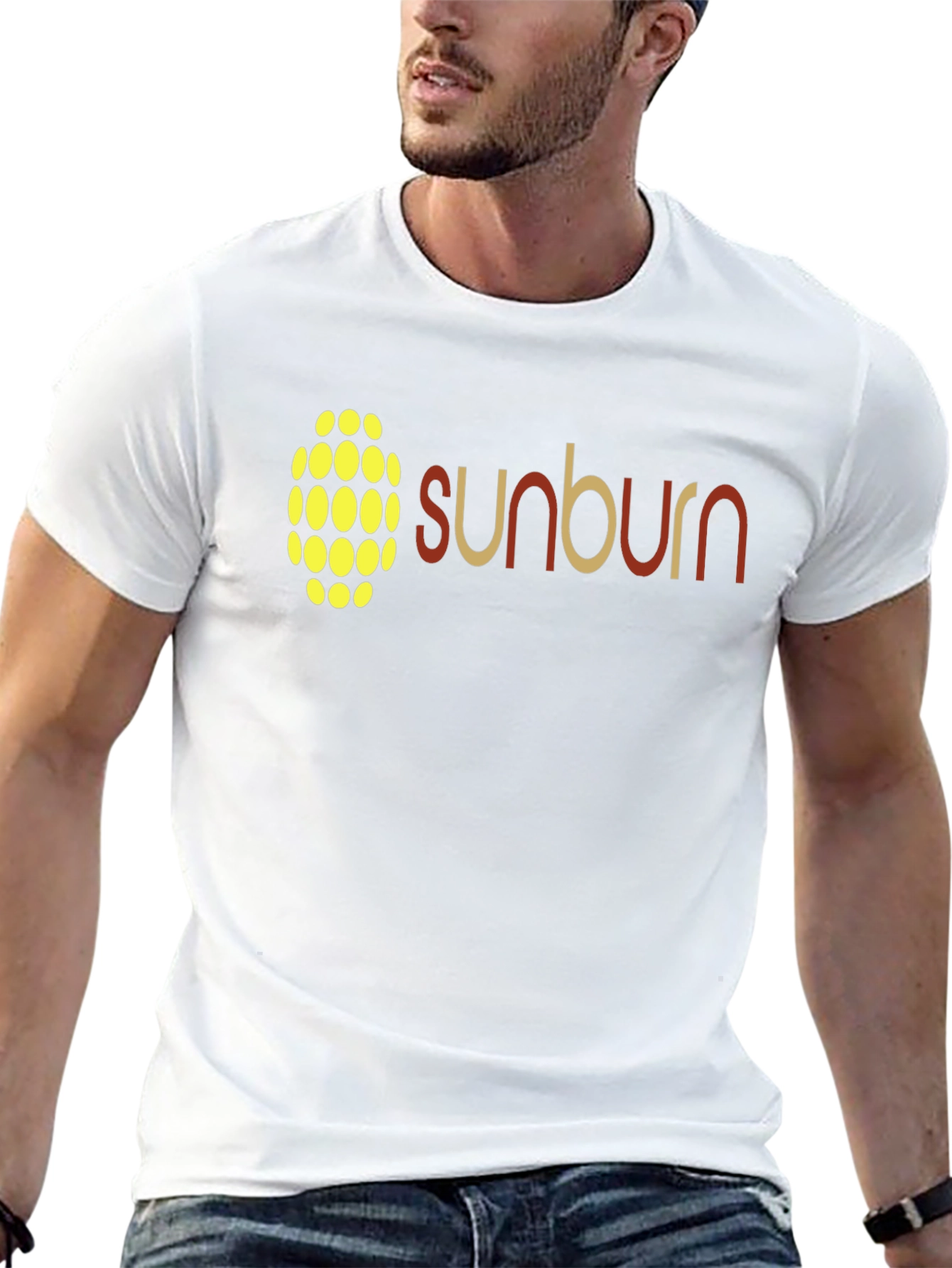 Sunburn Graphic Tee - Stylish & Unique Design