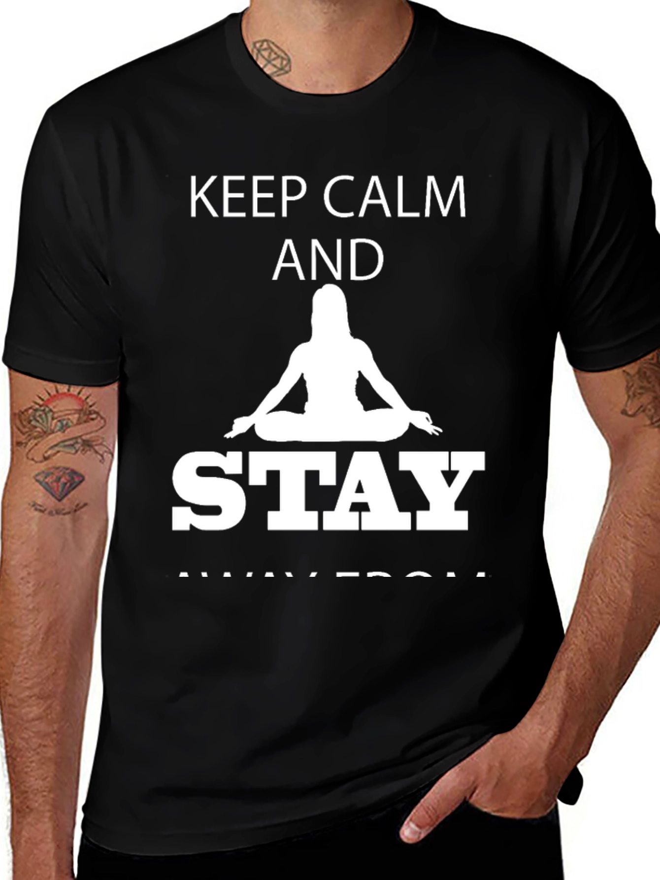 Keep Calm Stay Away From Yoga T-Shirt
