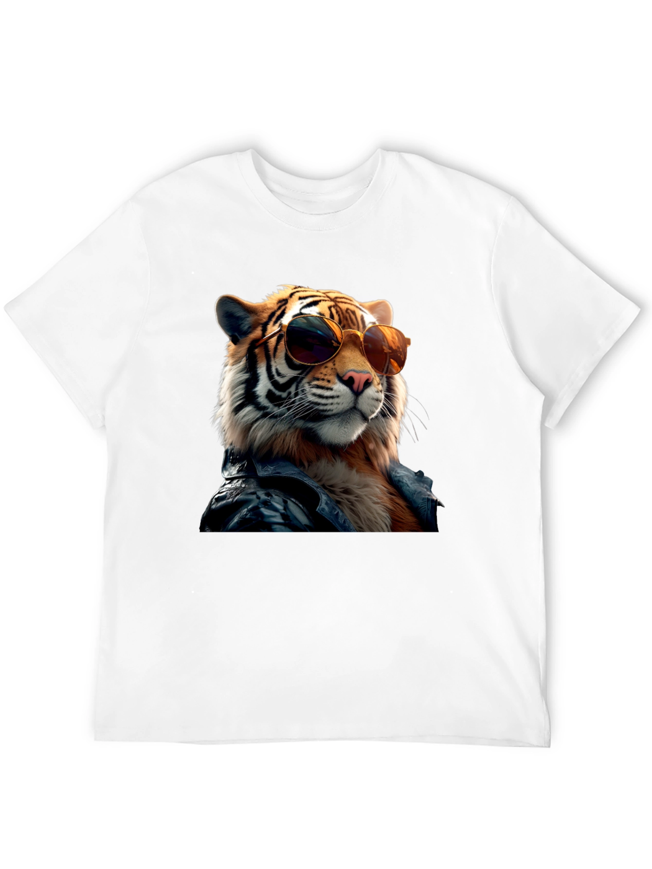 Cool Tiger Graphic Tee - Black T-Shirt