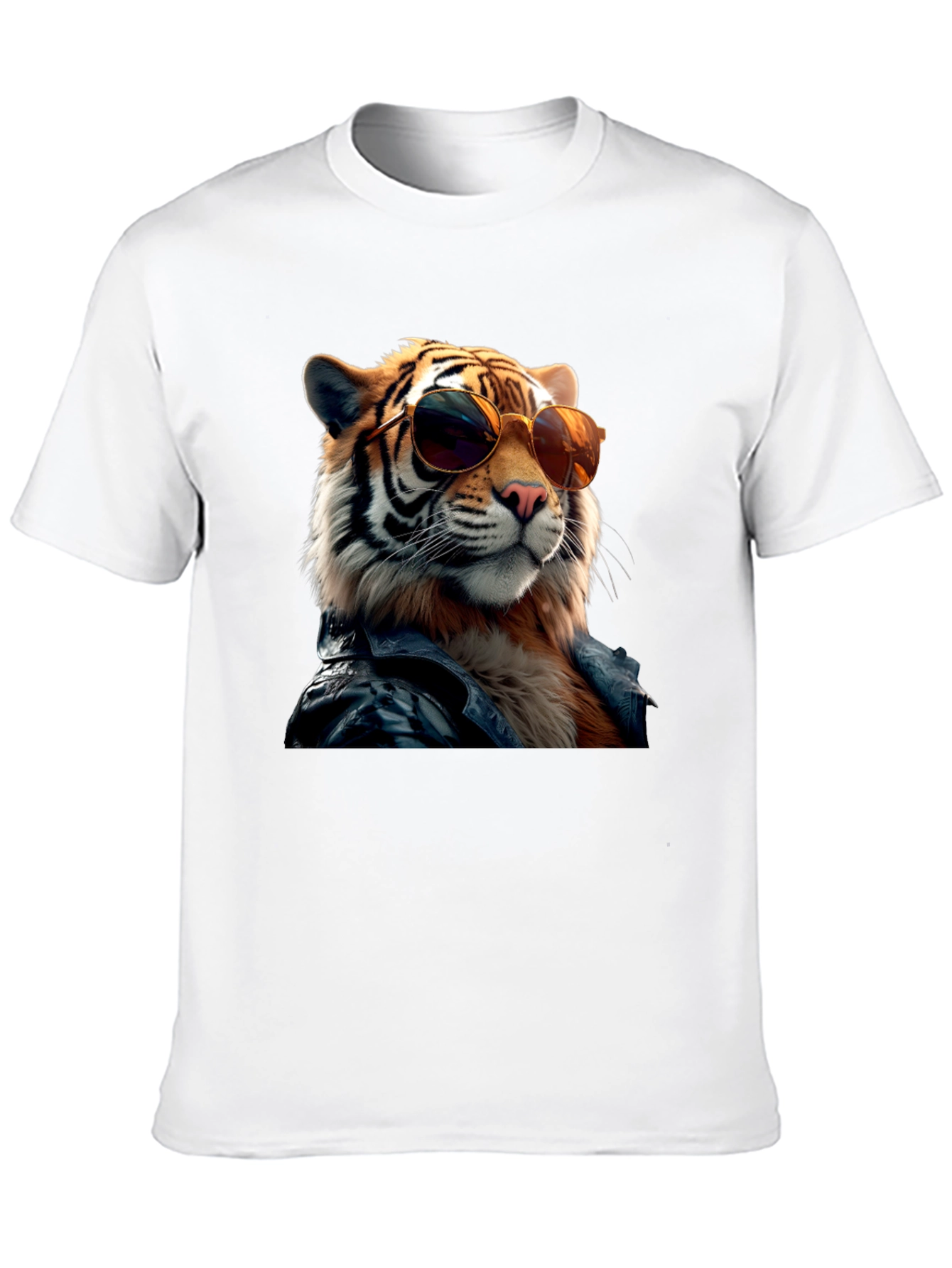 Cool Tiger Graphic Tee - Black T-Shirt