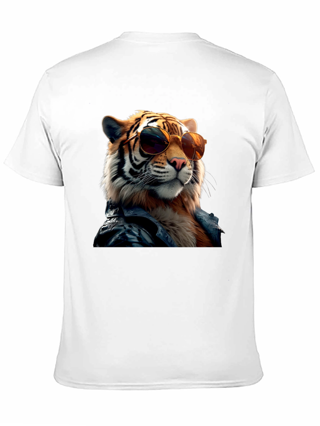 Cool Tiger Graphic Tee - Black T-Shirt
