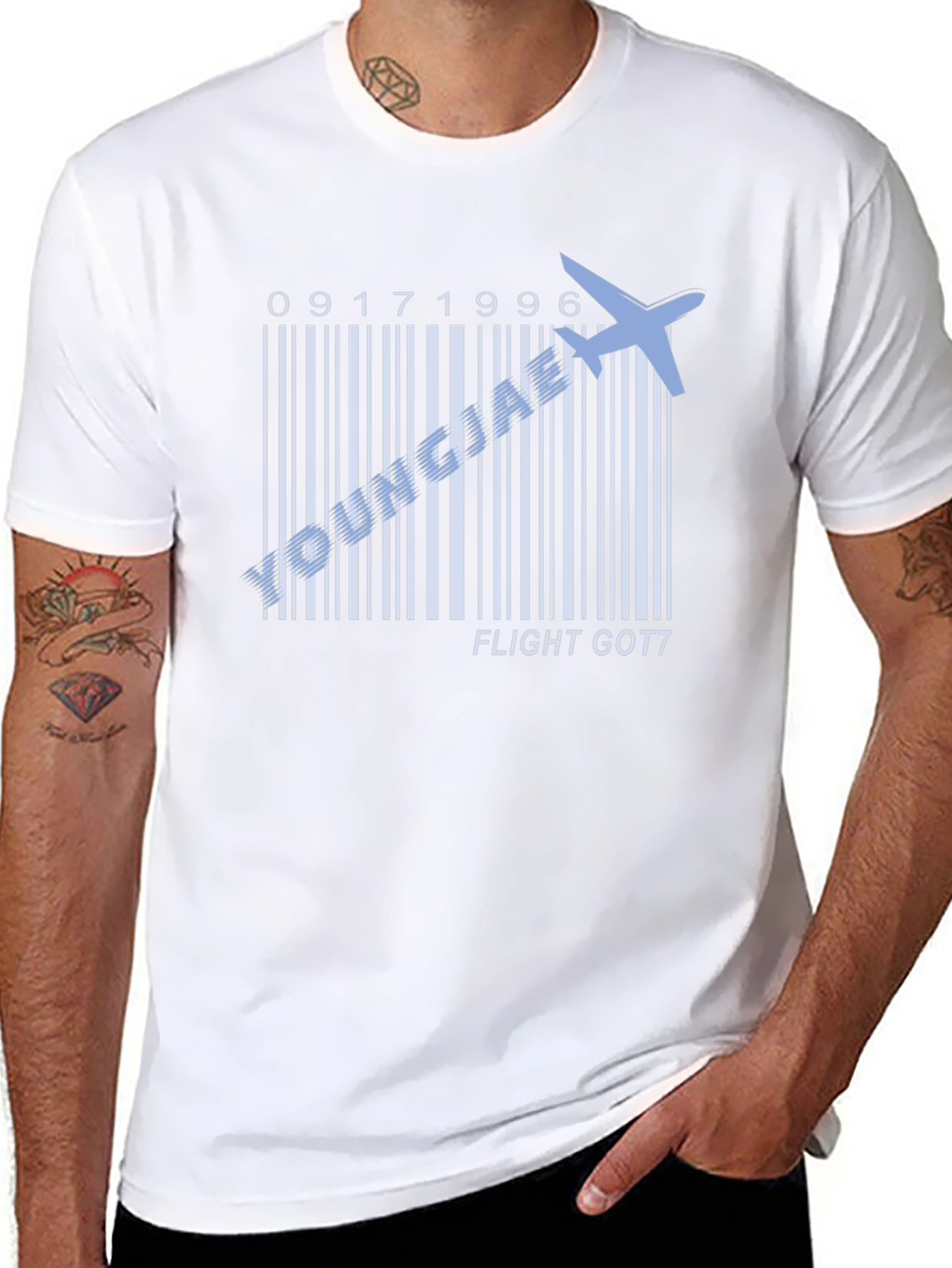 GOT7 Flight Graphic Black T-Shirt