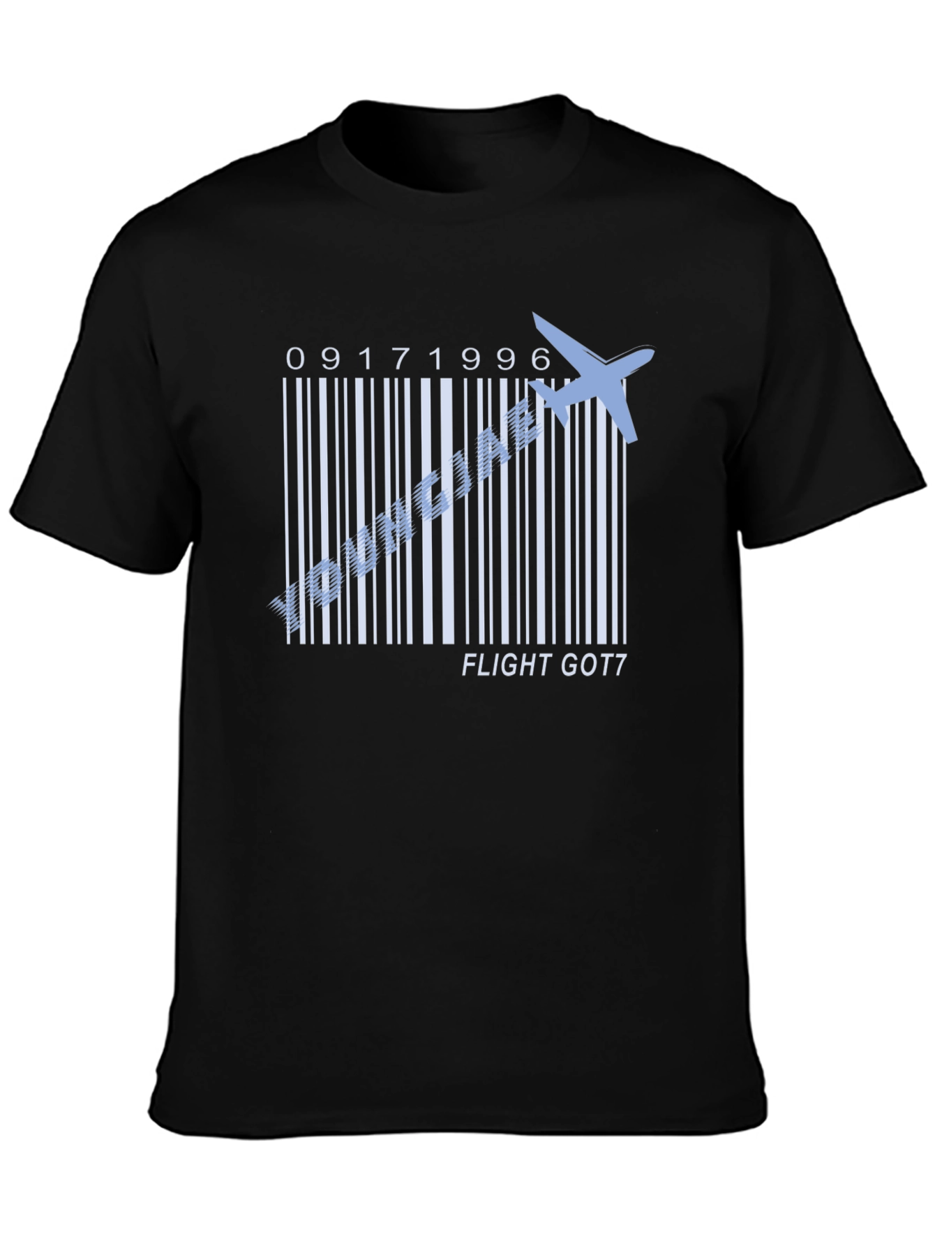 GOT7 Flight Graphic Black T-Shirt