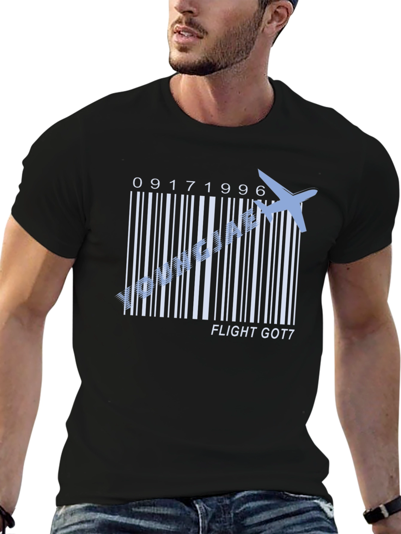 GOT7 Flight Graphic Black T-Shirt