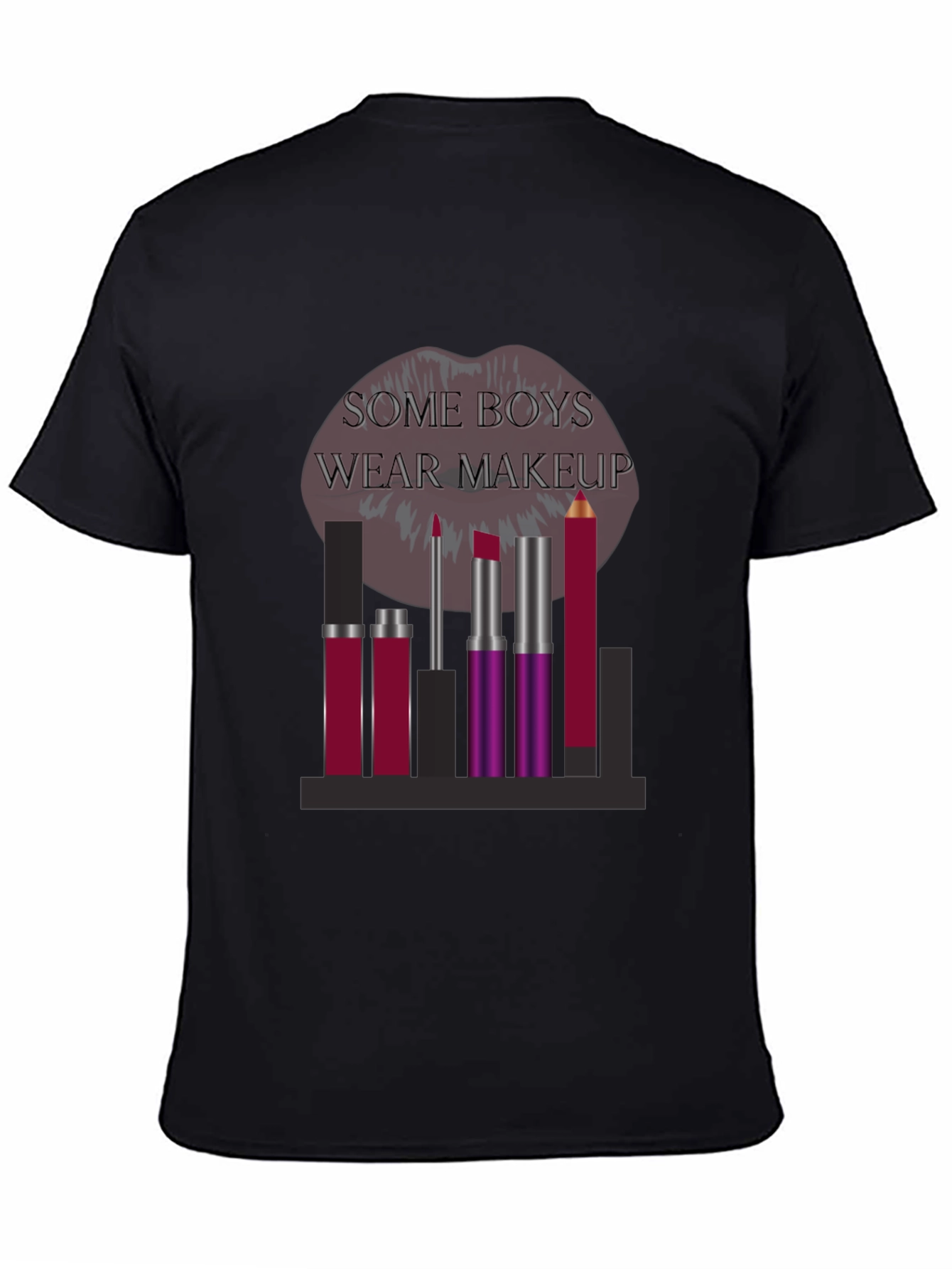 Some Boys Wear Makeup Graphic Tee