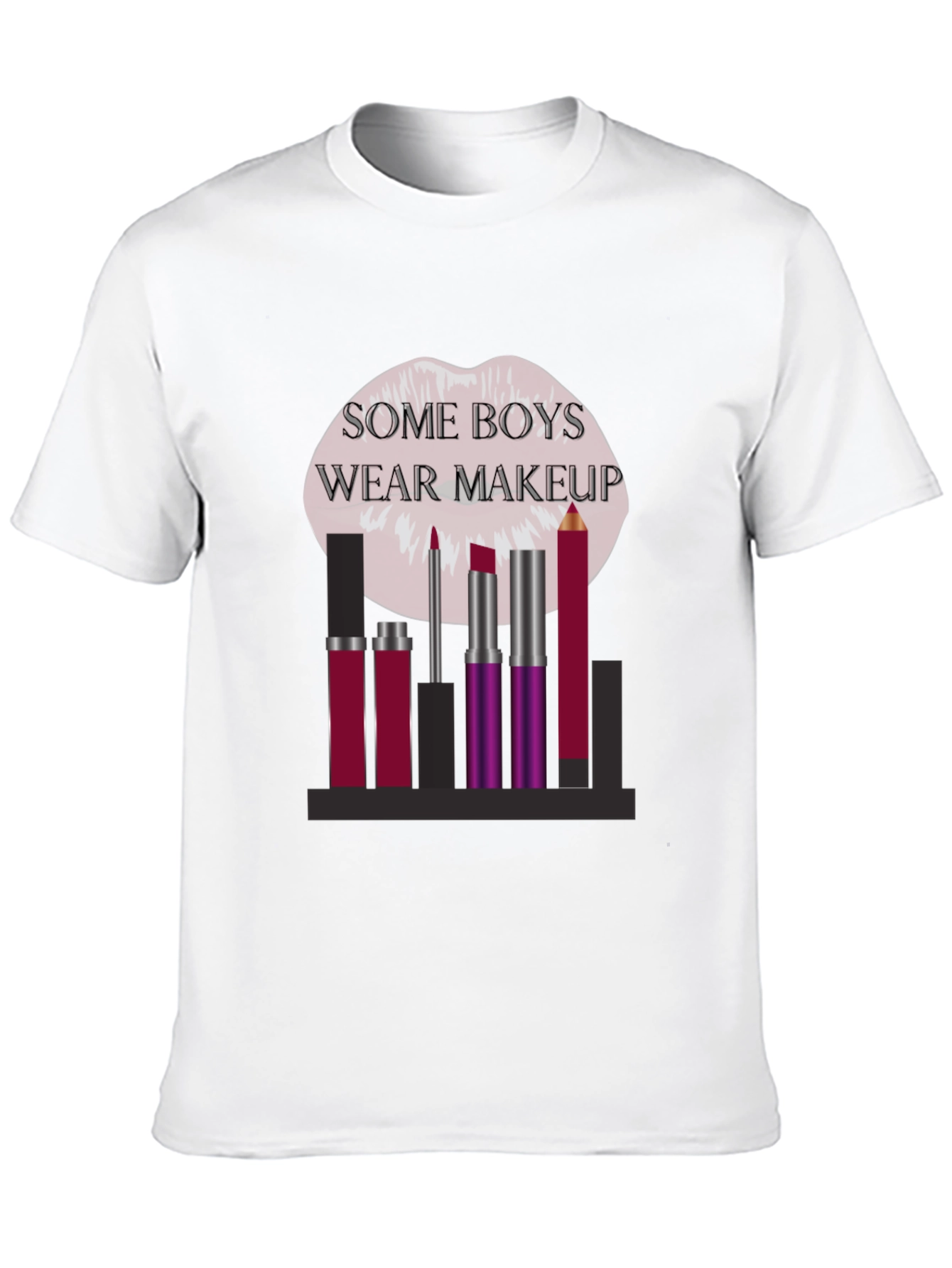 Some Boys Wear Makeup Graphic Tee