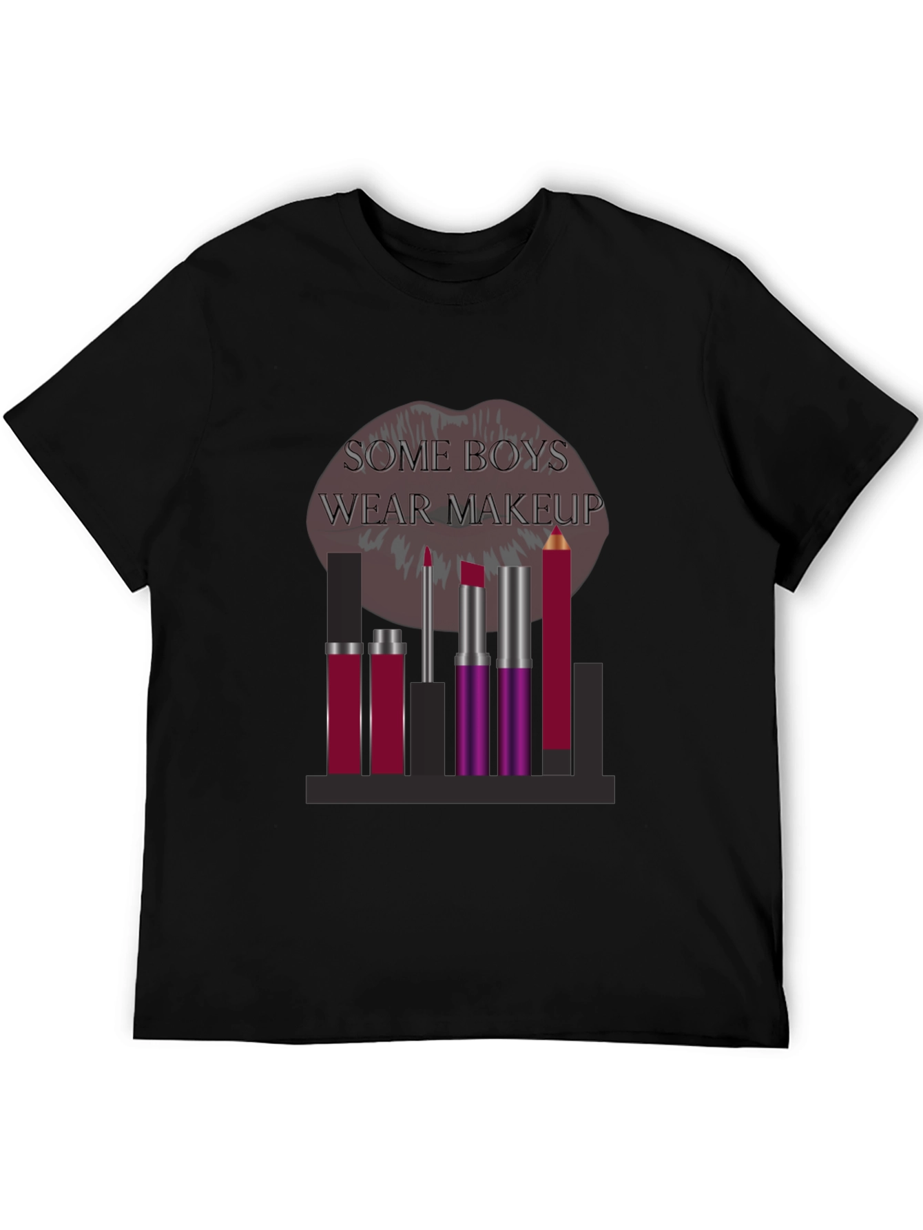 Some Boys Wear Makeup Graphic Tee