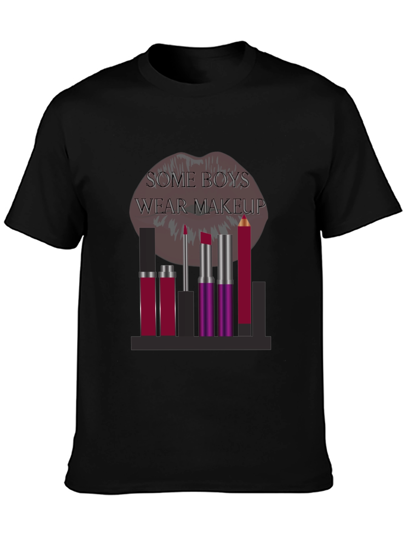 Some Boys Wear Makeup Graphic Tee