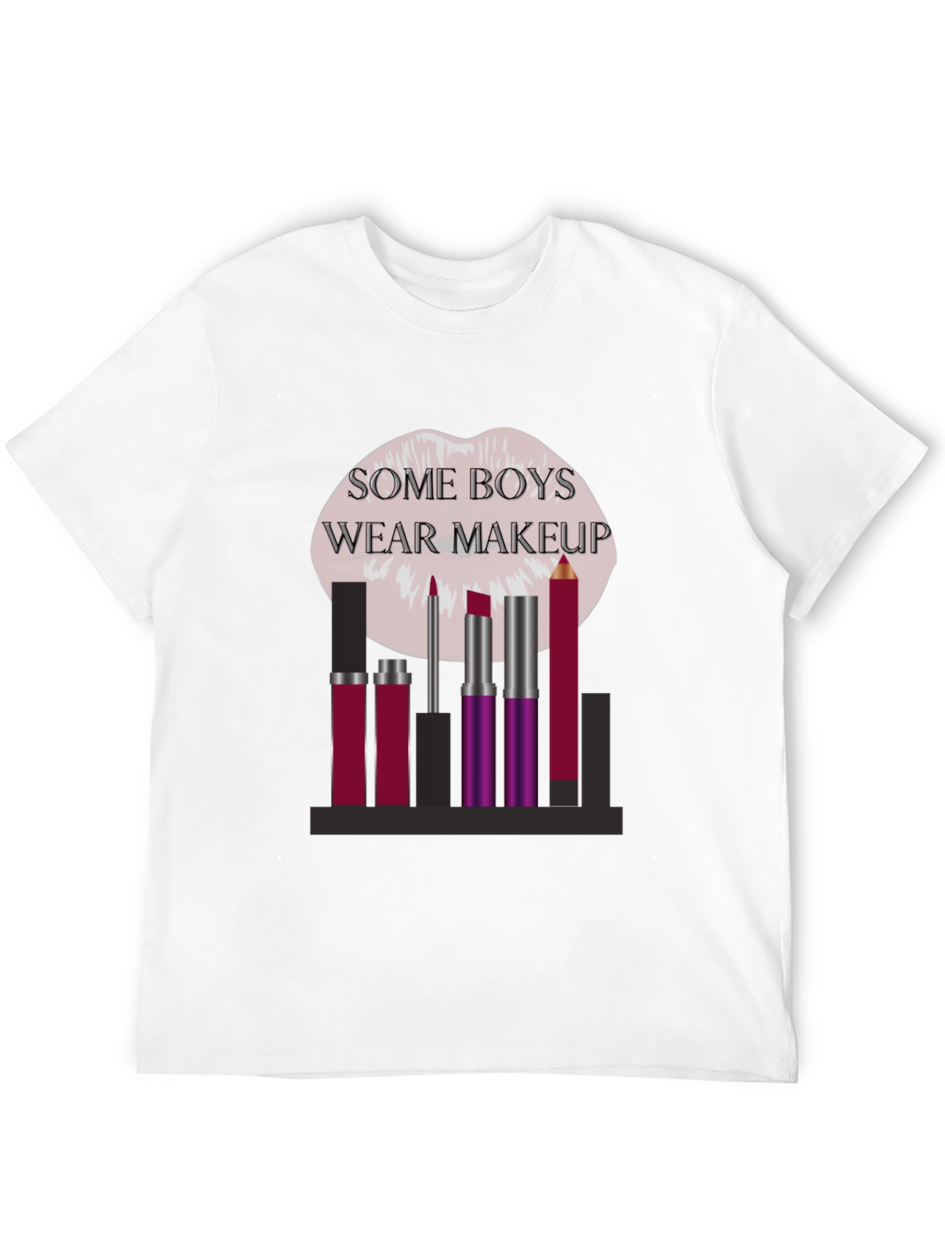 Some Boys Wear Makeup Graphic Tee