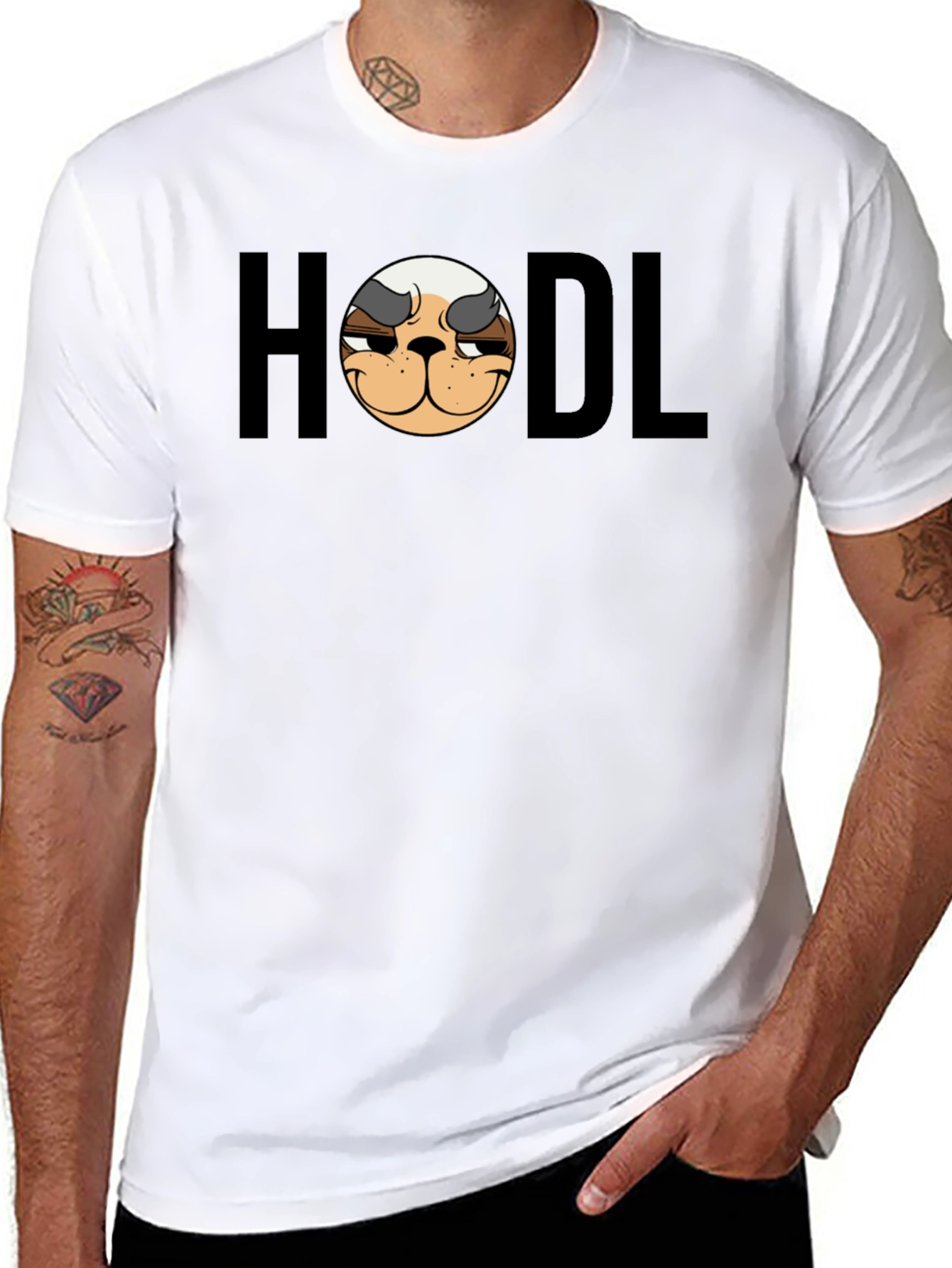 HODL Doge T-Shirt - Crypto Meme Tee