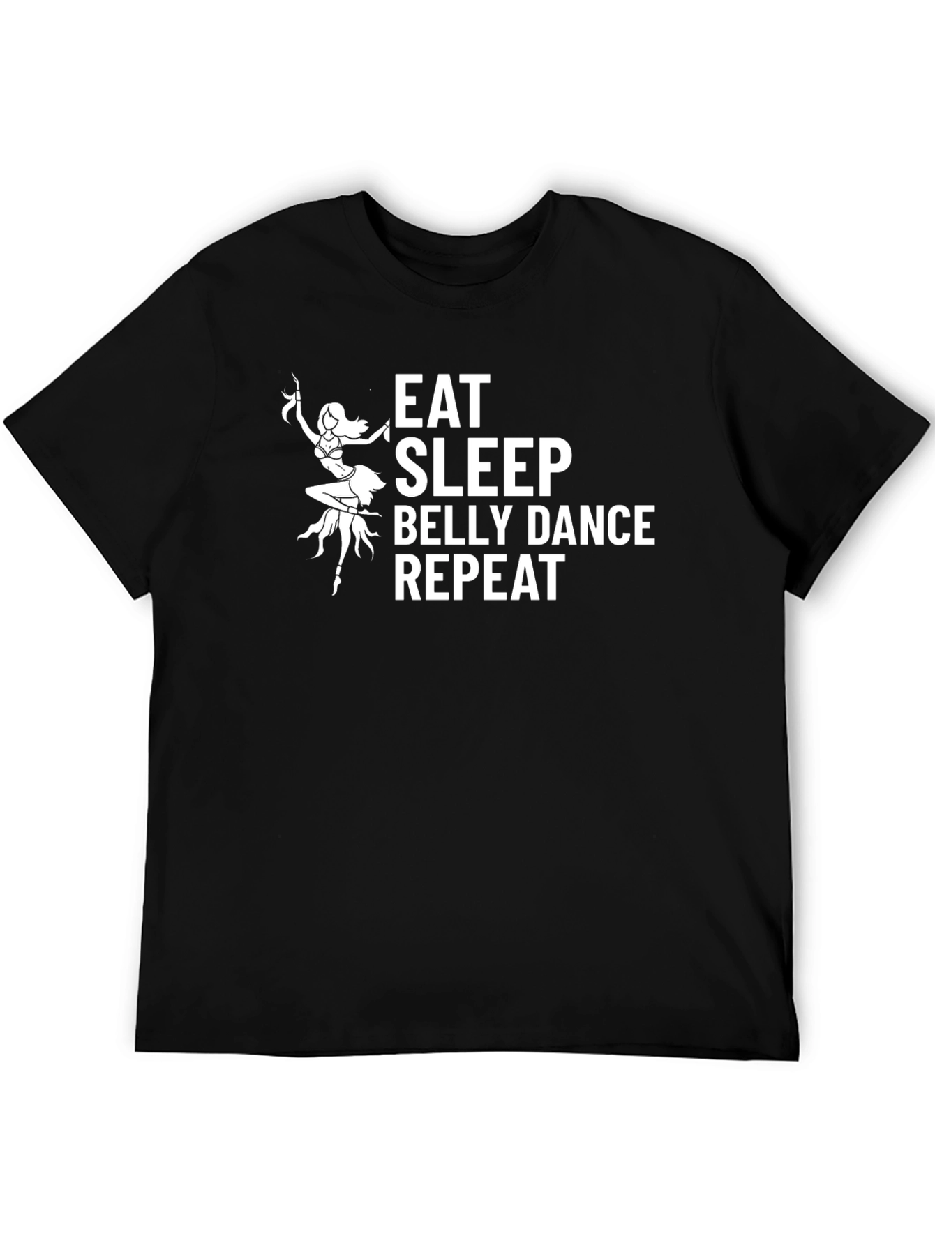 Eat Sleep Belly Dance Repeat Graphic Tee