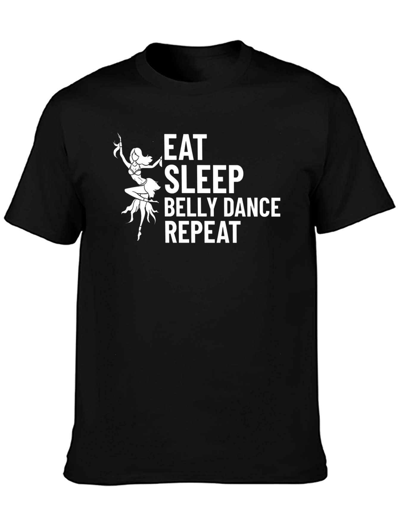 Eat Sleep Belly Dance Repeat Graphic Tee