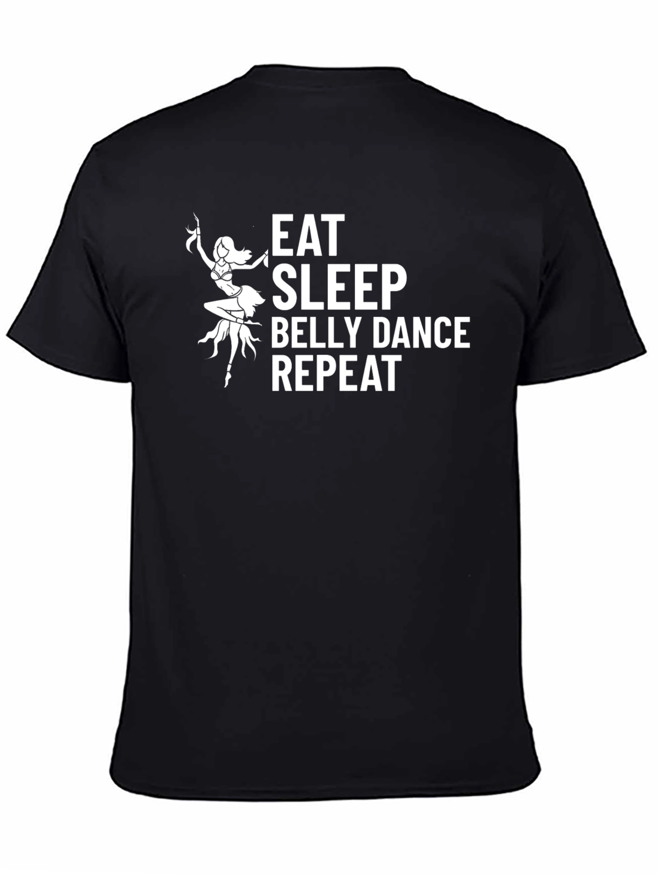 Eat Sleep Belly Dance Repeat Graphic Tee