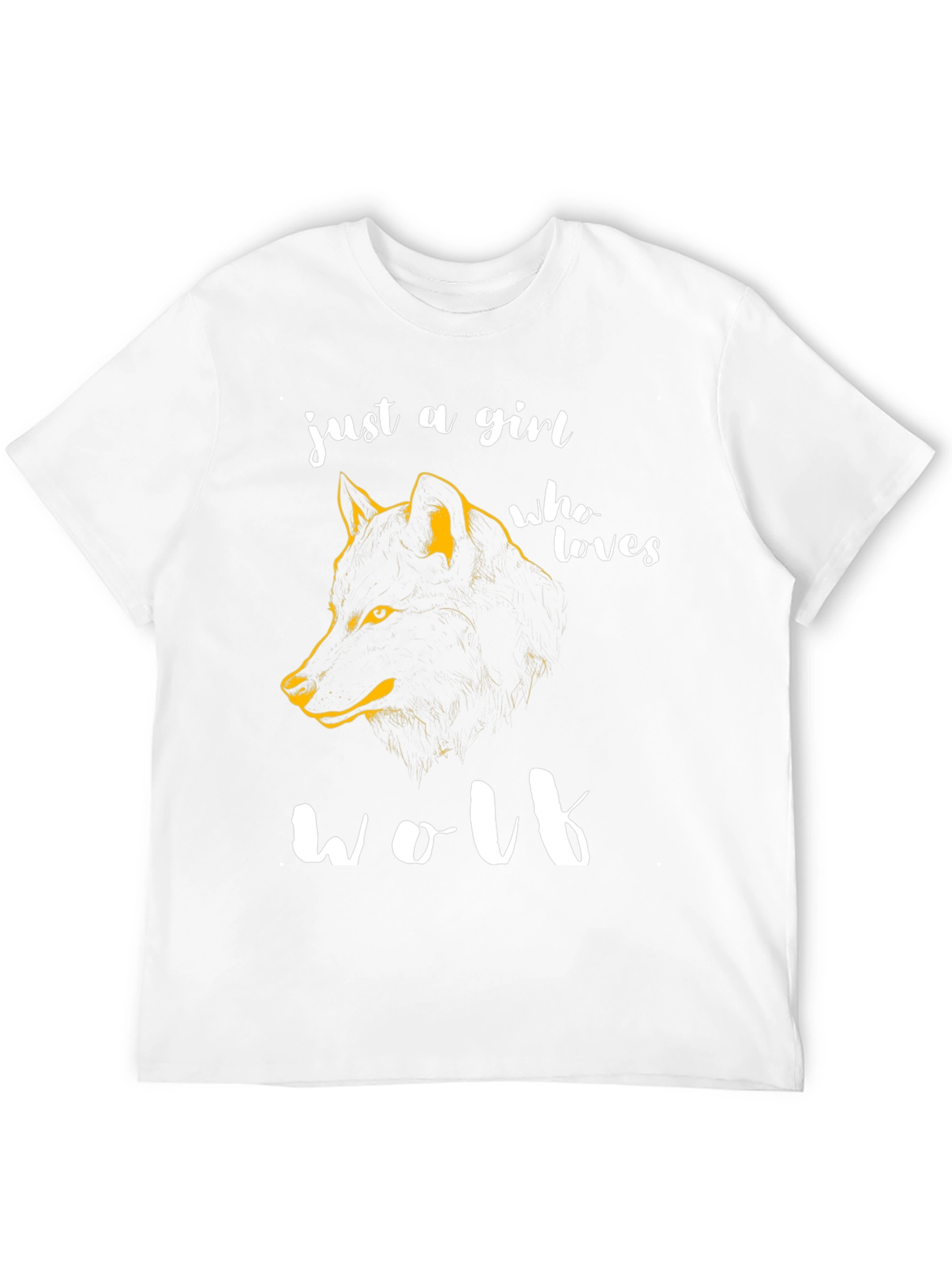 Just A Girl Who Loves Wolf T-Shirt