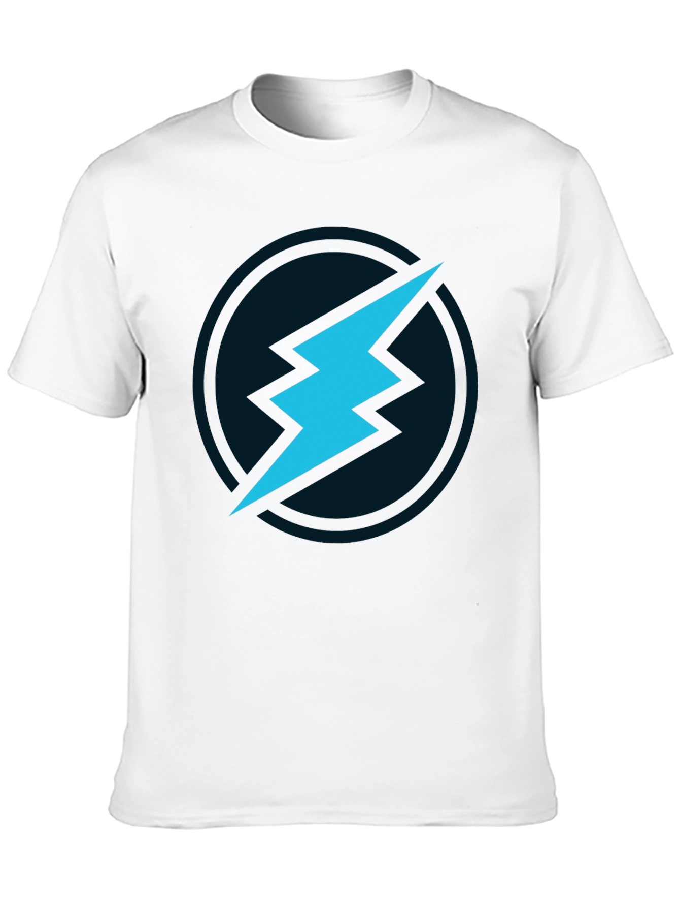 Electric Blue Bolt Tee - Stylish Graphic T-Shirt