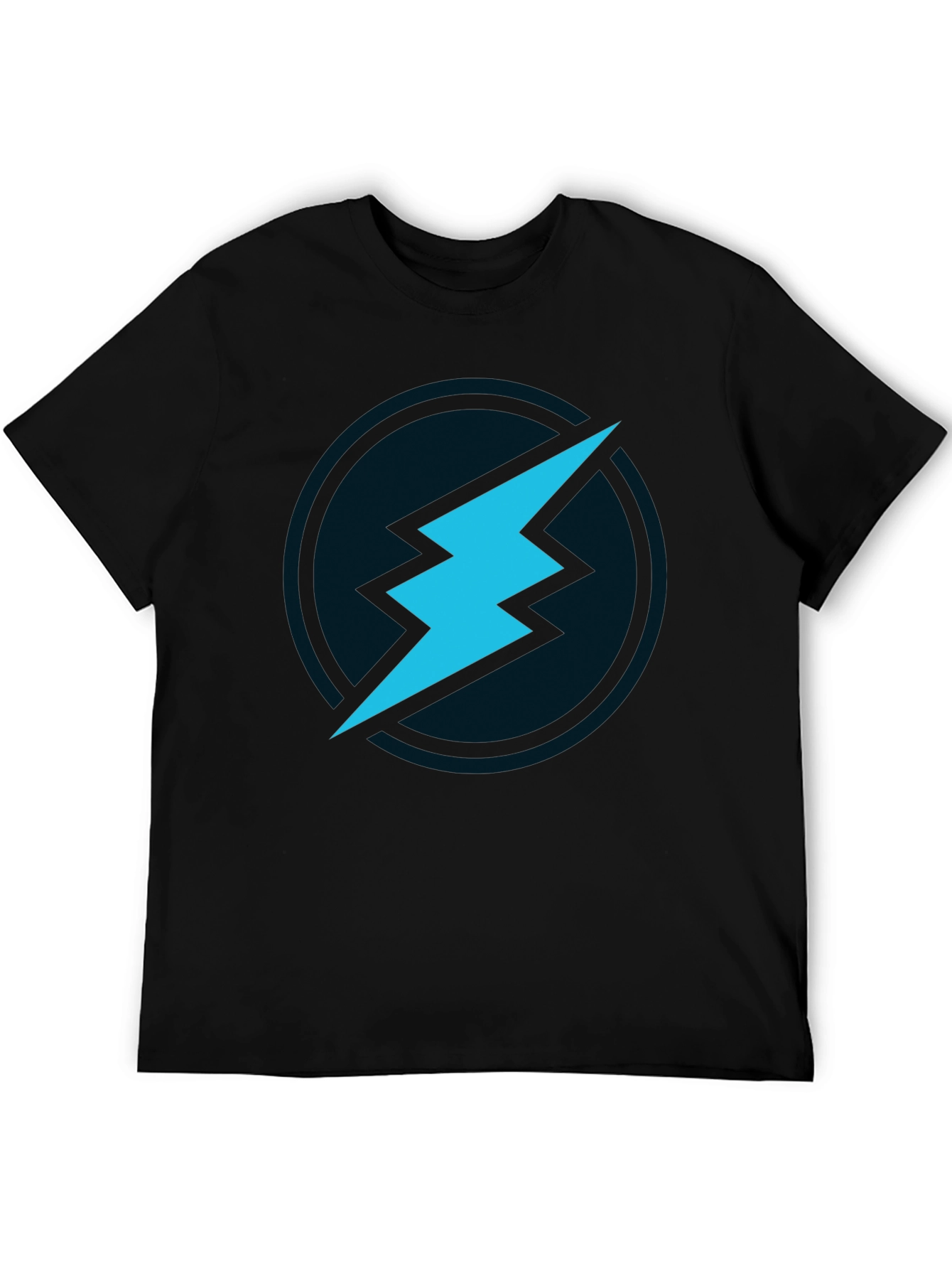 Electric Blue Bolt Tee - Stylish Graphic T-Shirt