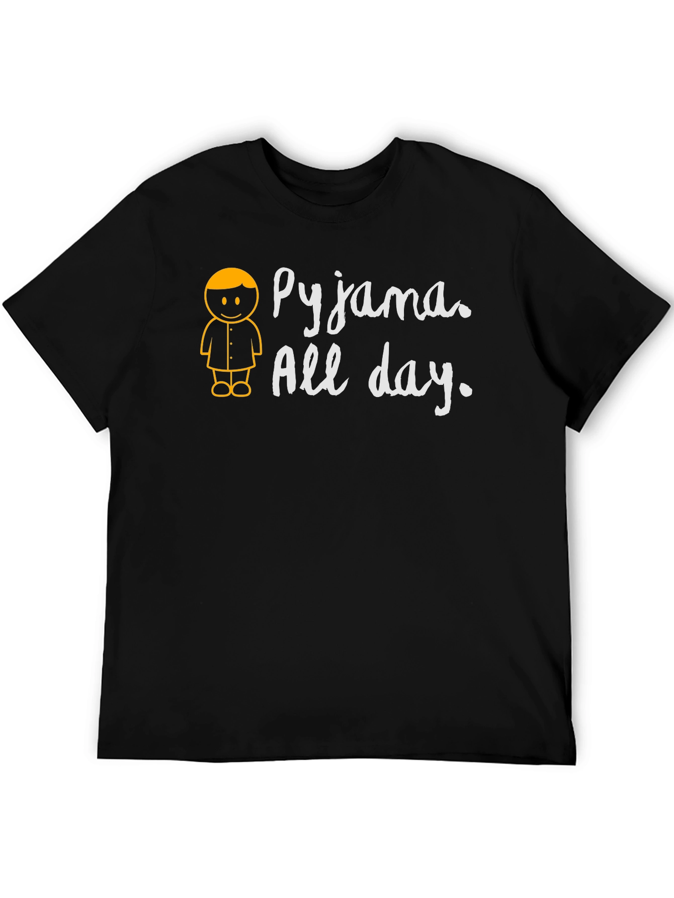 Pajama All Day Graphic Tee - Mens Black T-Shirt