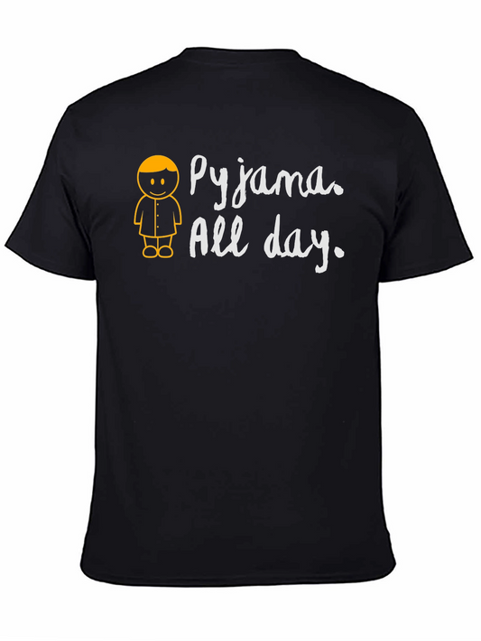 Pajama All Day Graphic Tee - Mens Black T-Shirt