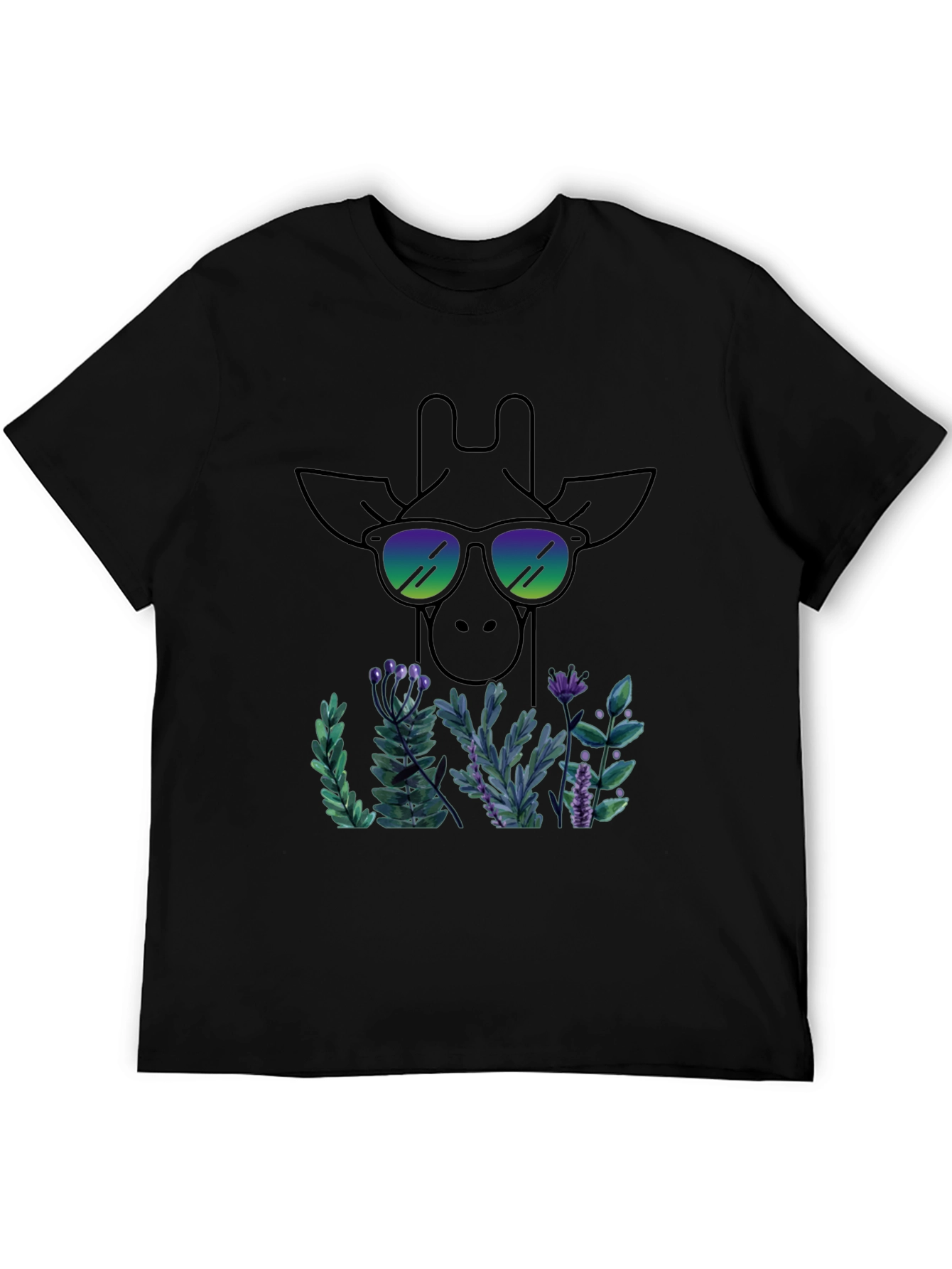 Cool Giraffe Graphic T-Shirt