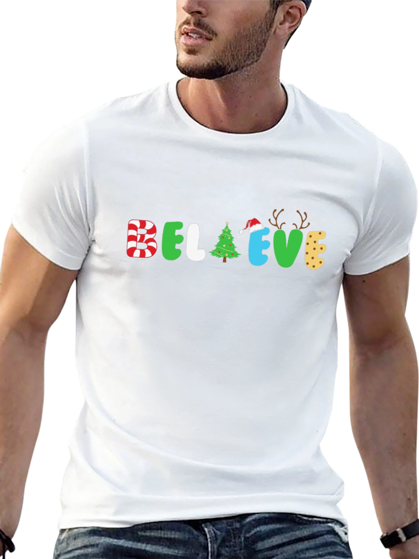 Believe Christmas Graphic Tee