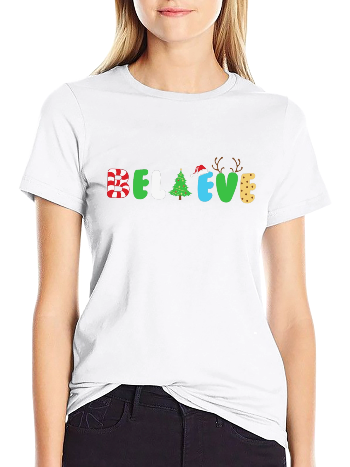 Believe Christmas Graphic Tee