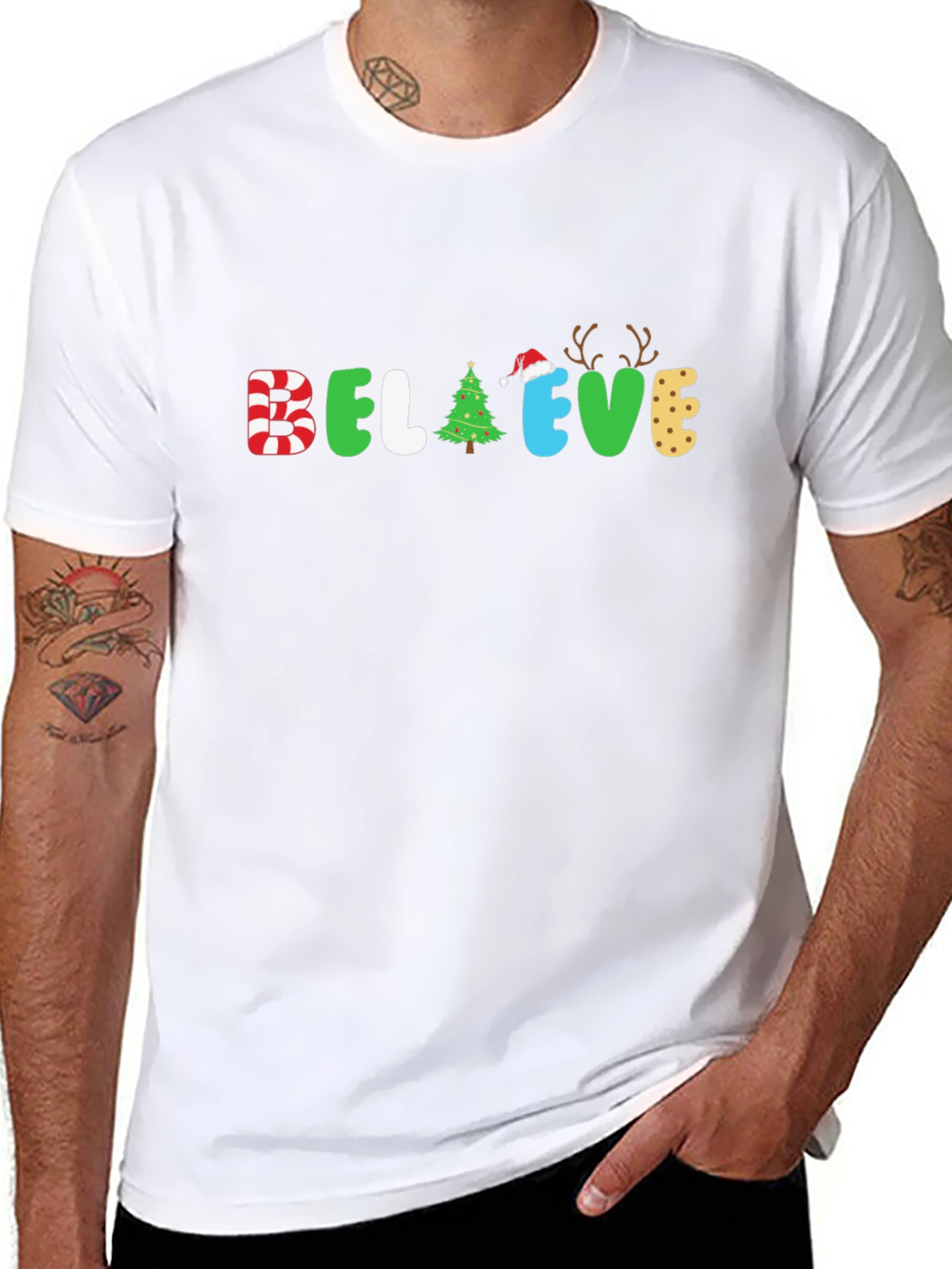 Believe Christmas Graphic Tee