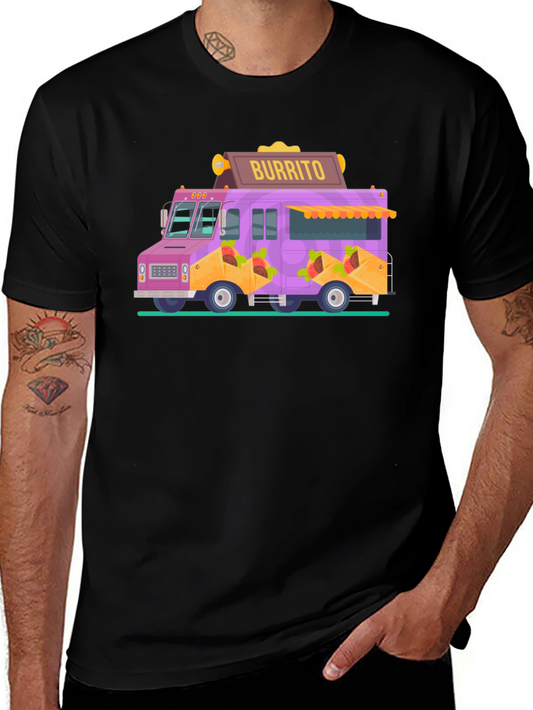 Burrito Truck Graphic T-Shirt - Foodie Apparel
