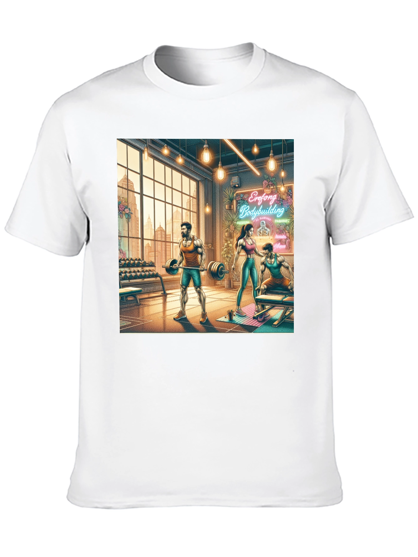 Gym Bodybuilding Graphic T-Shirt