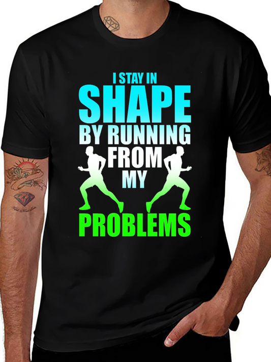 Running From Problems Graphic T-Shirt