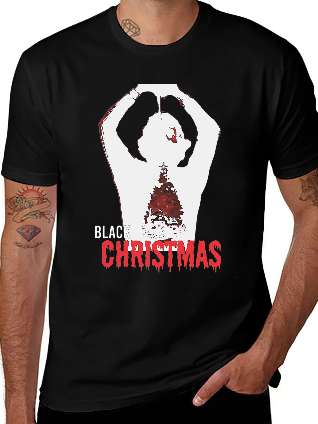 Black Christmas Graphic T-Shirt