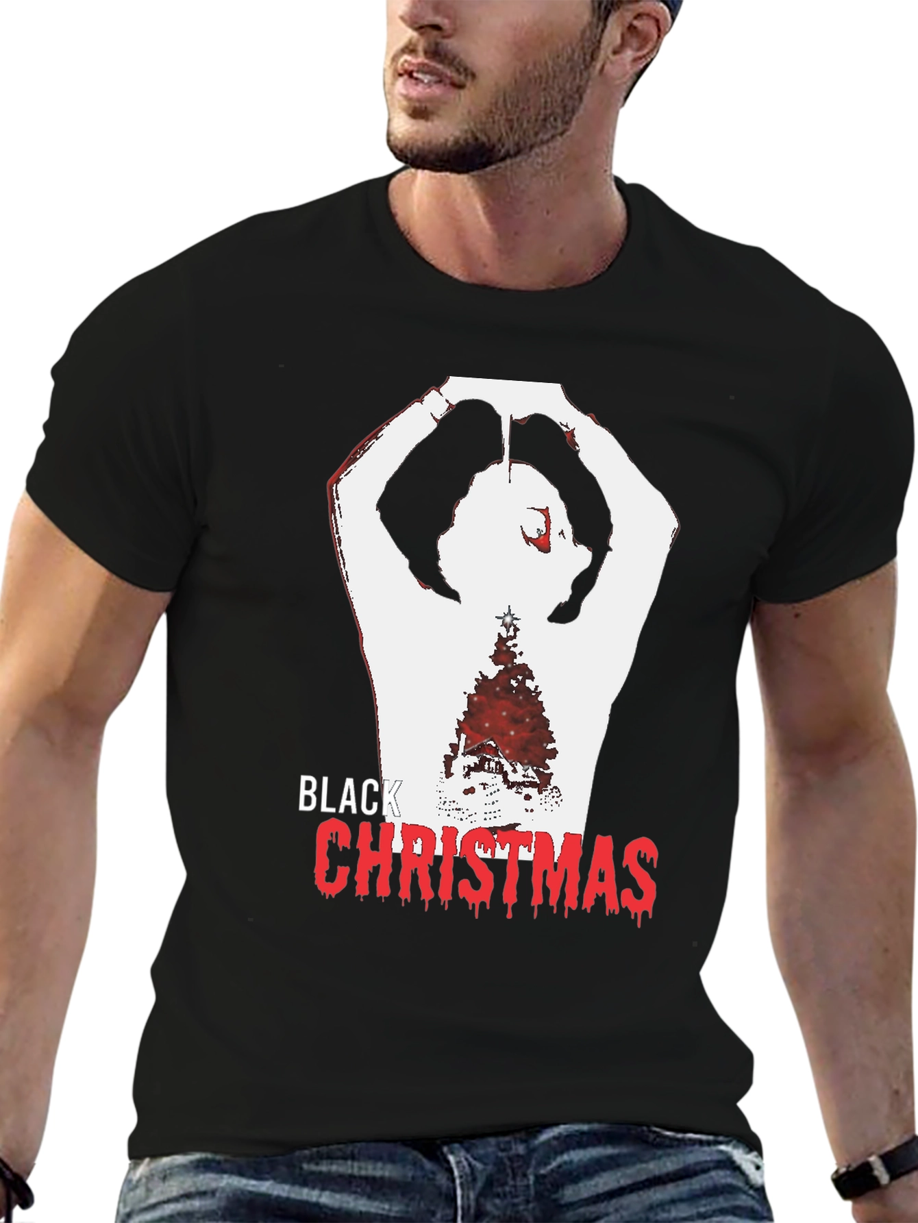 Black Christmas Graphic T-Shirt