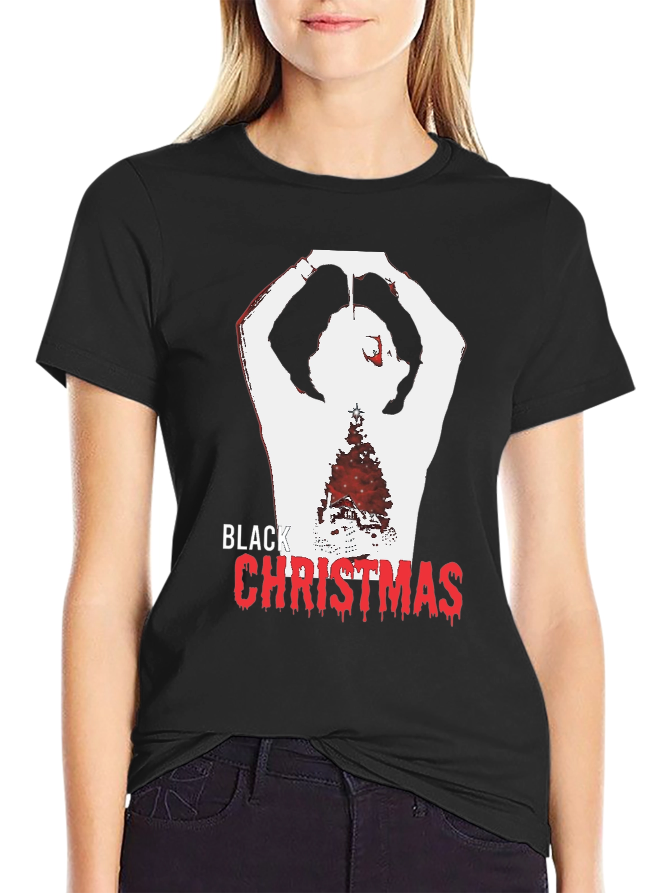 Black Christmas Graphic T-Shirt