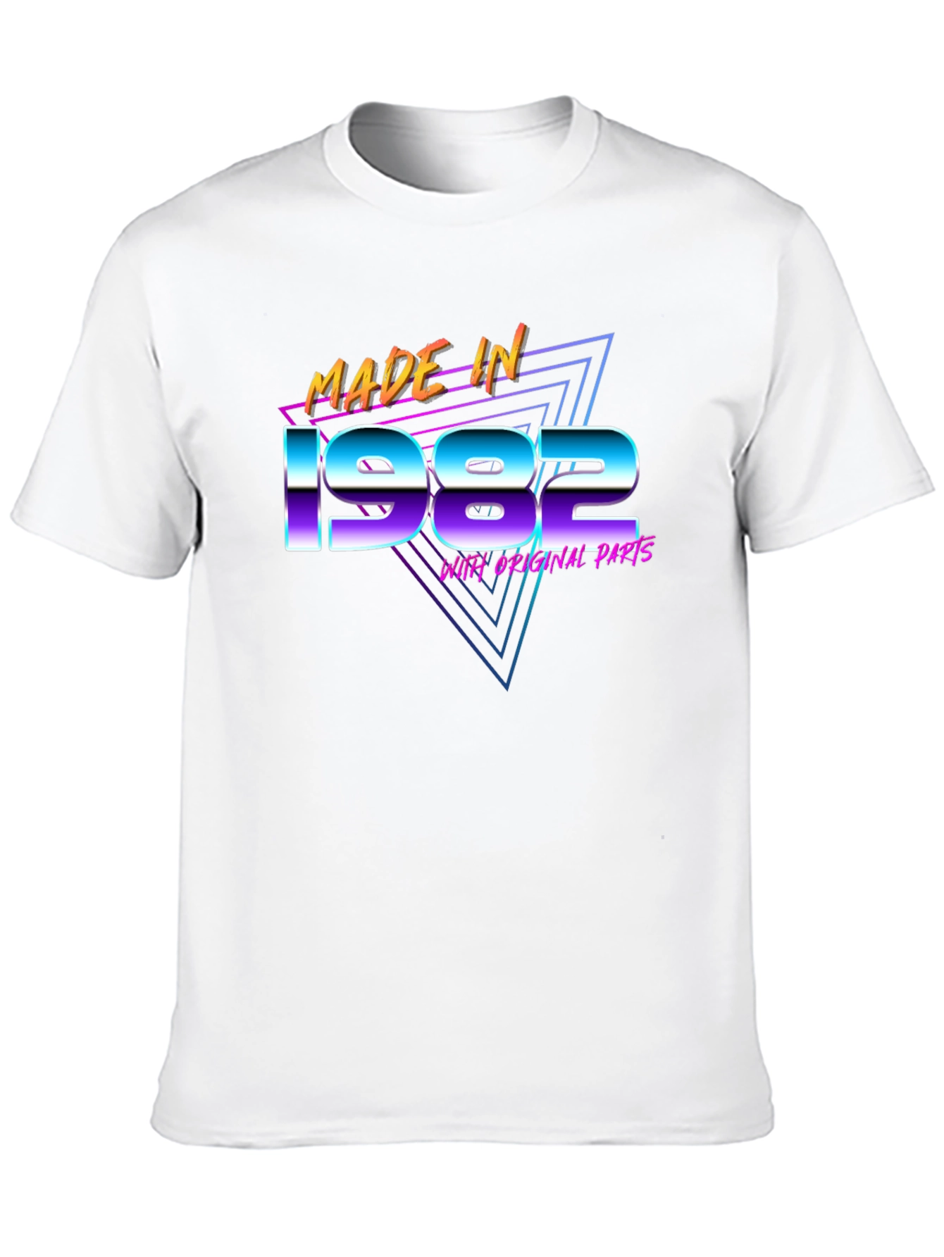 Made in 1982 Graphic T-Shirt Retro Birthday Tee