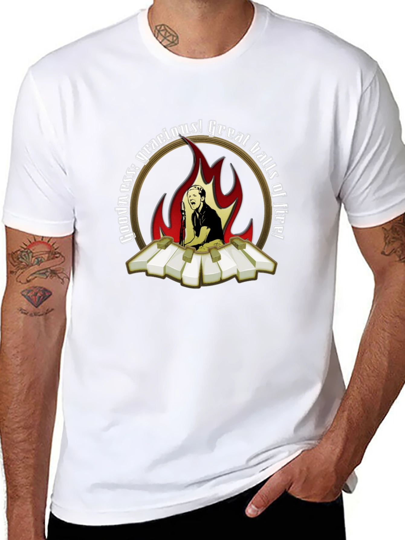 Great Balls of Fire Graphic T-Shirt