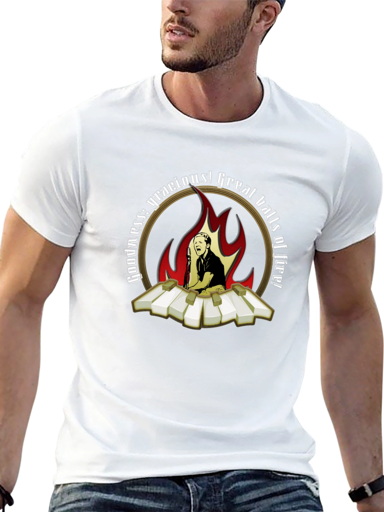 Great Balls of Fire Graphic T-Shirt
