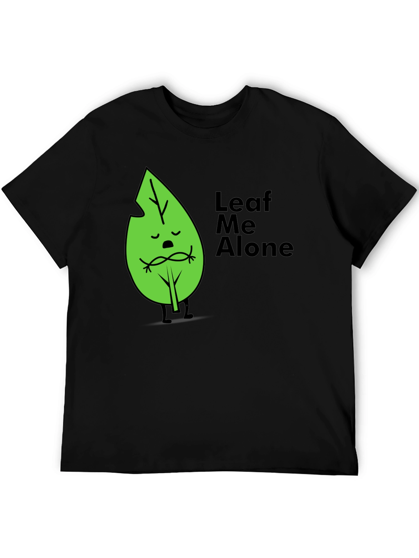 Leaf Me Alone Graphic T-Shirt - Soft Cotton Blend