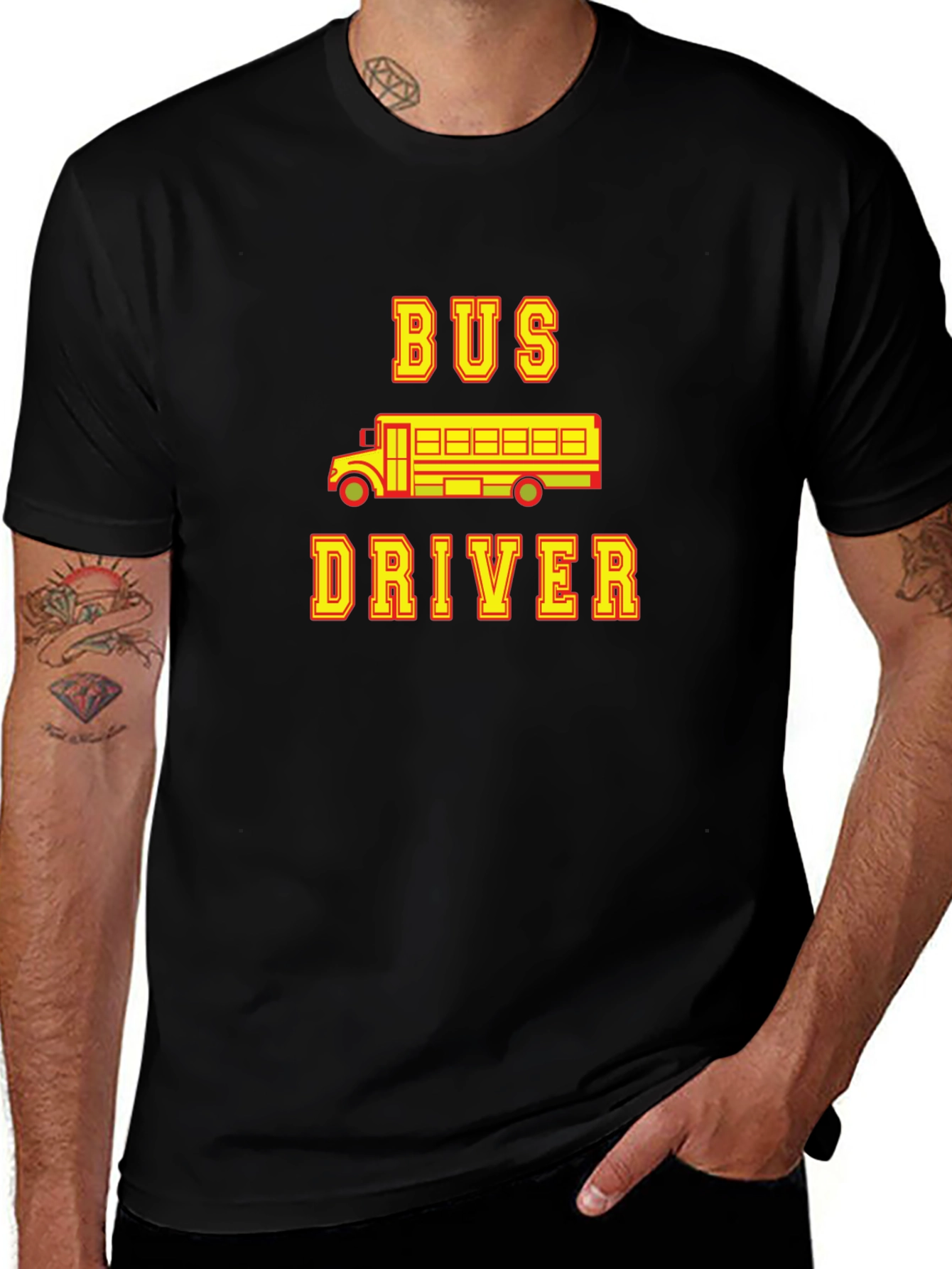 Bus Driver Graphic Tee - Classic Style