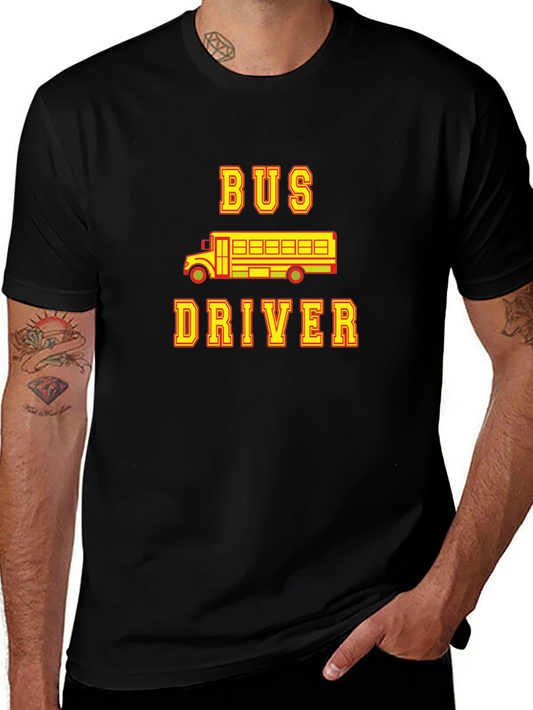 Bus Driver Graphic Tee - Classic Style