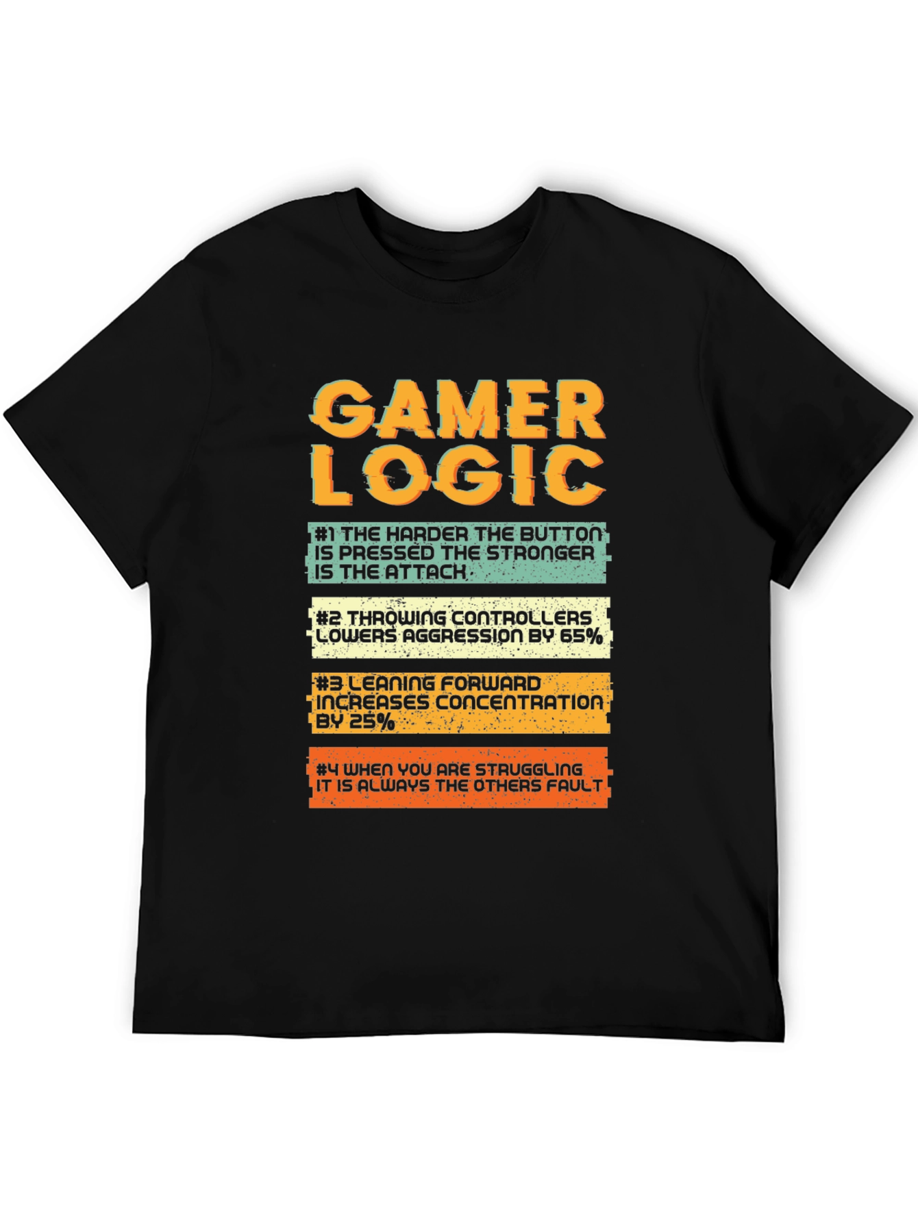 Gamer Logic T-Shirt - Funny Video Game Tee
