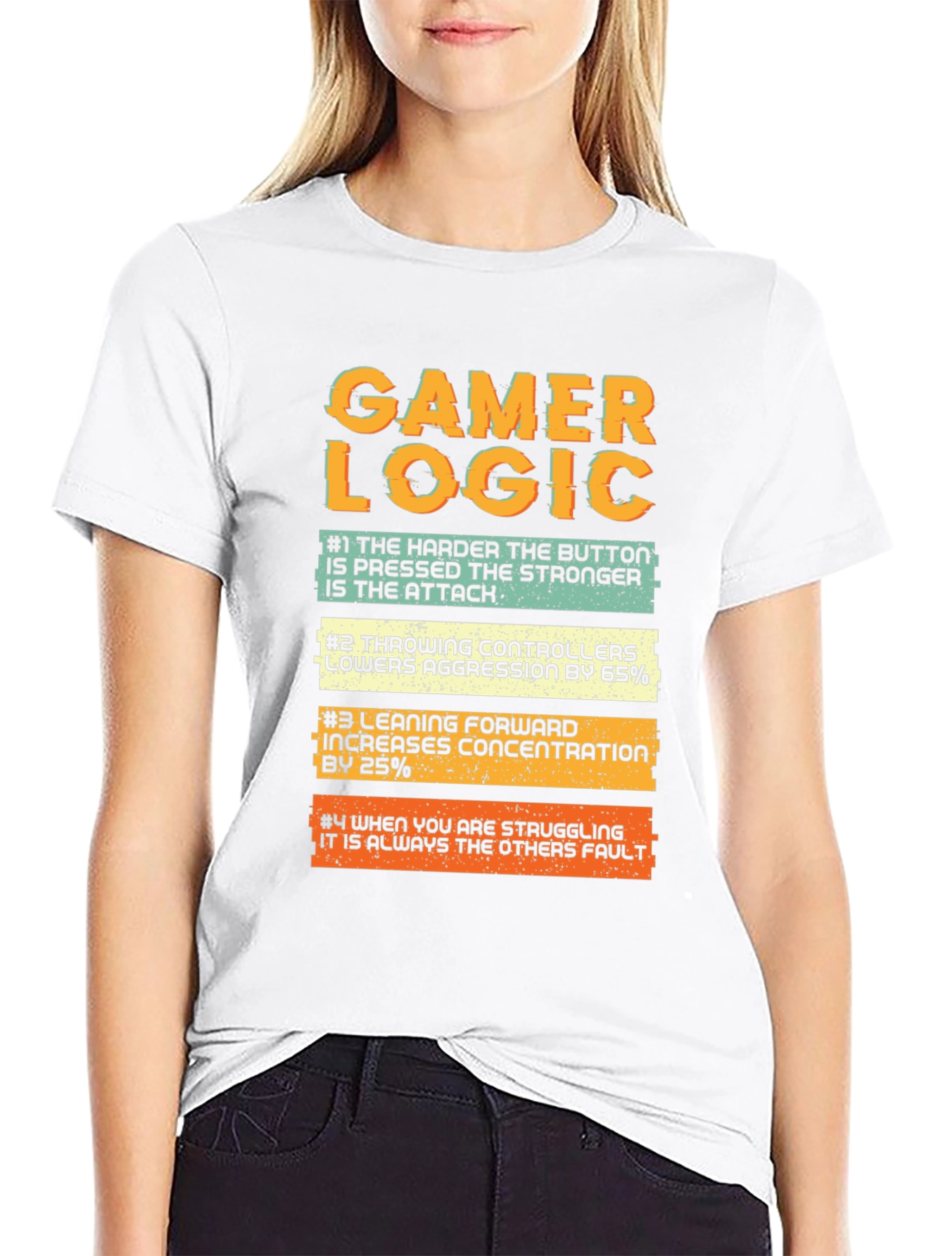 Gamer Logic T-Shirt - Funny Video Game Tee