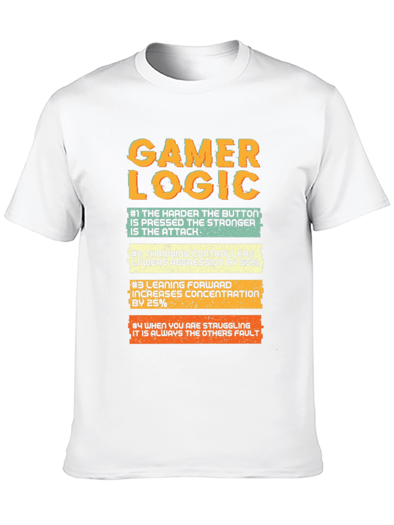 Gamer Logic T-Shirt - Funny Video Game Tee