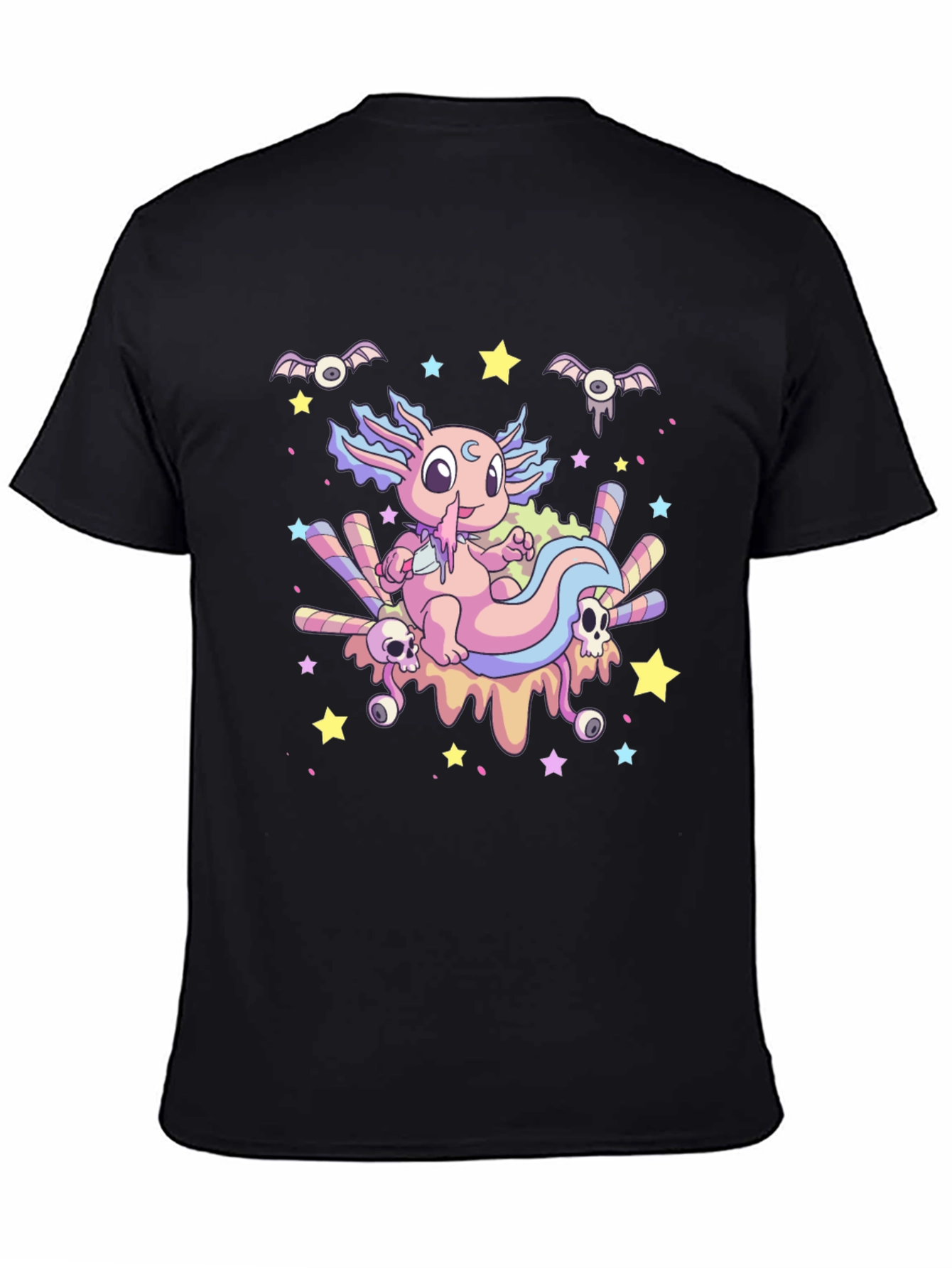 Cute Axolotl Kawaii Goth T-Shirt