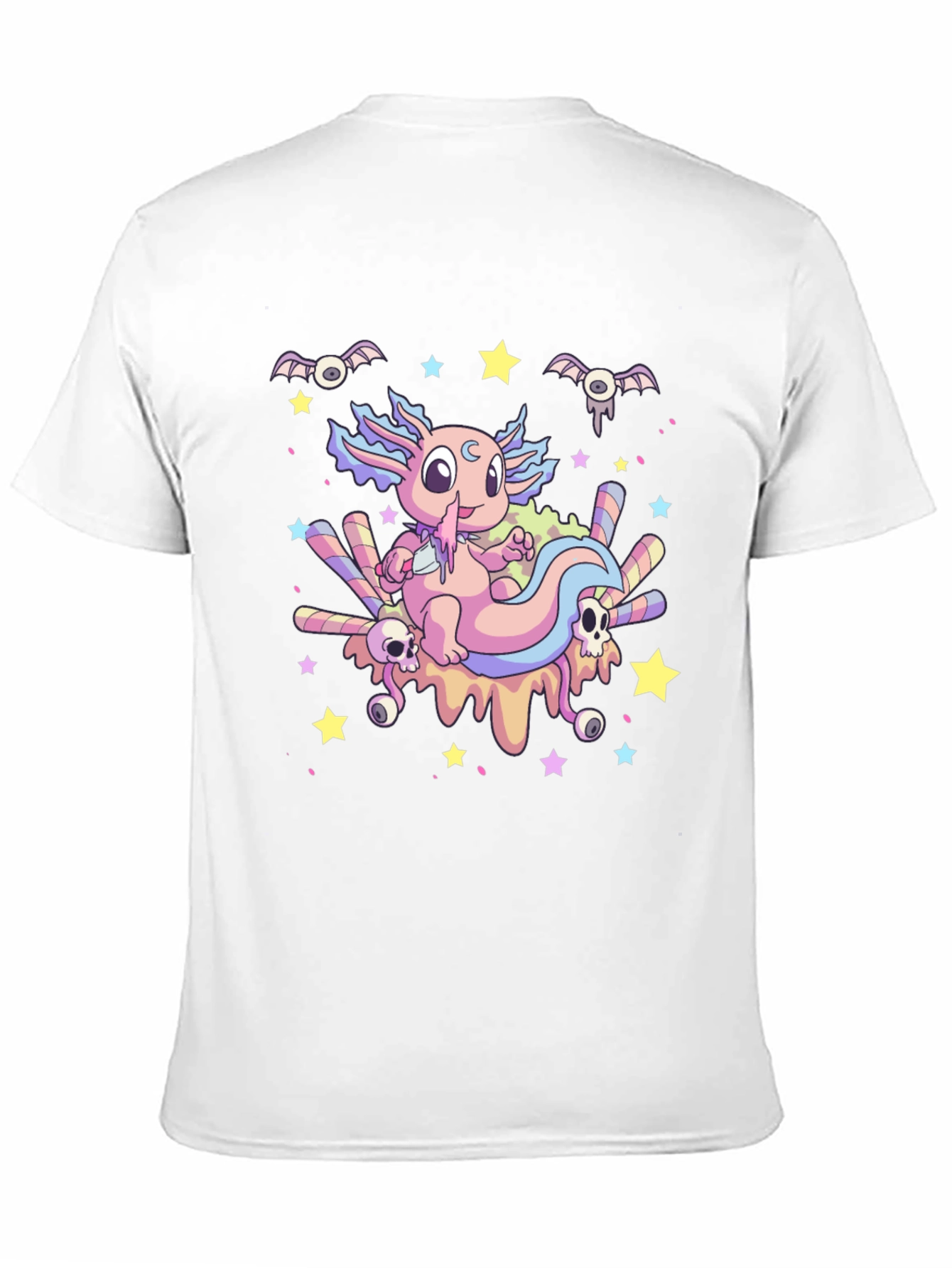 Cute Axolotl Kawaii Goth T-Shirt
