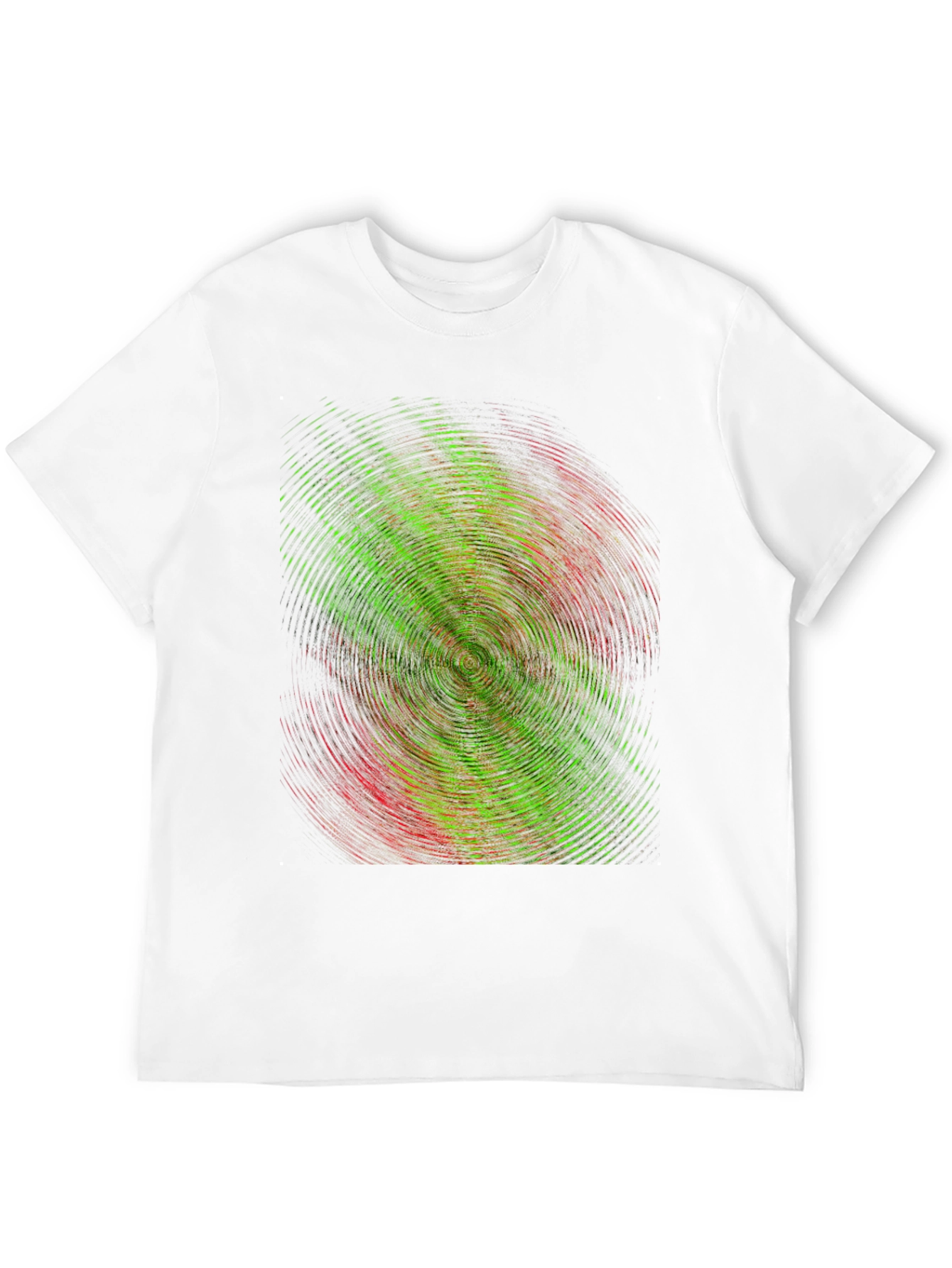 Vortex Graphic Black T-Shirt - Modern Abstract Design